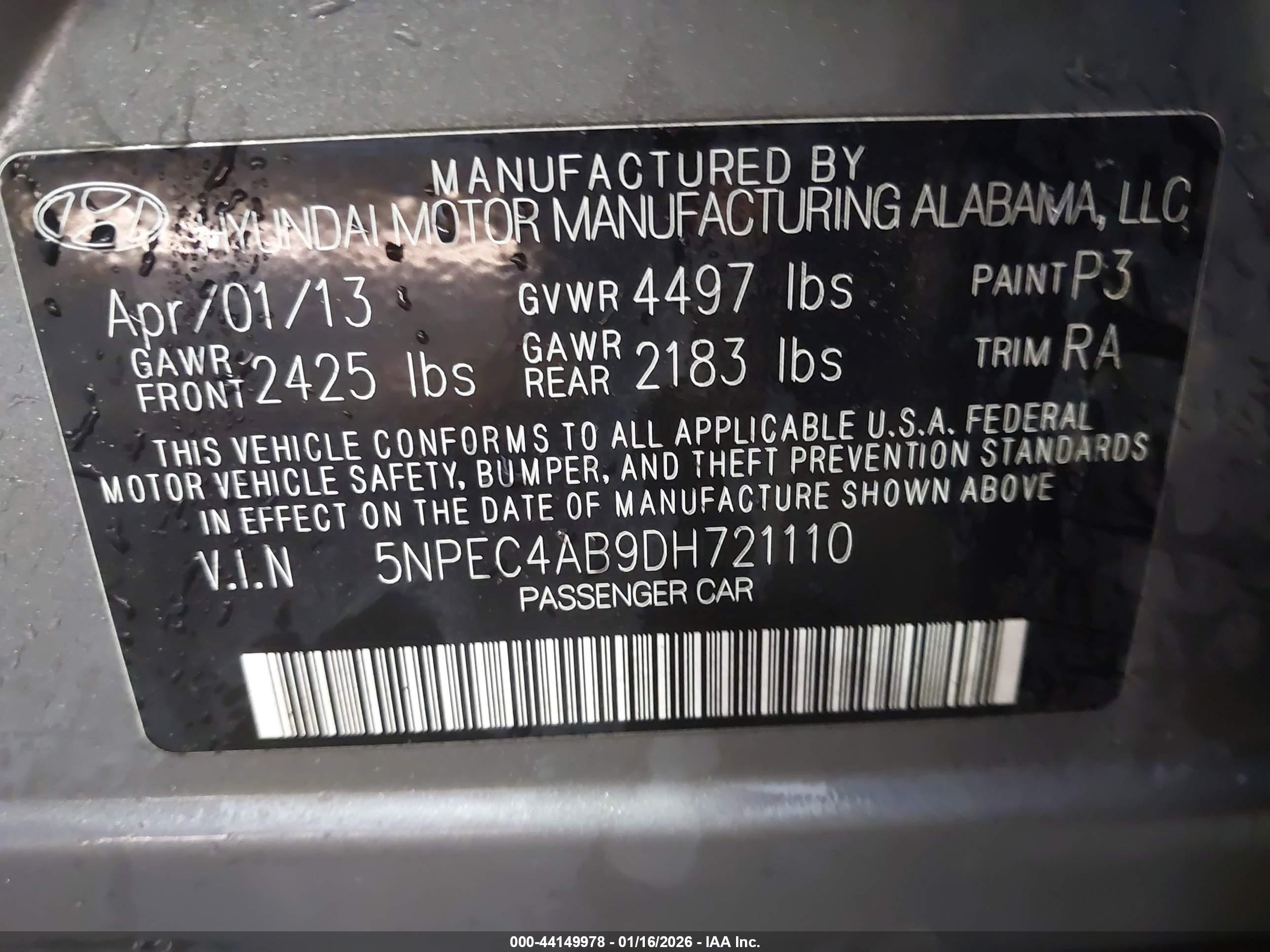 HYUNDAI SONATA image 9