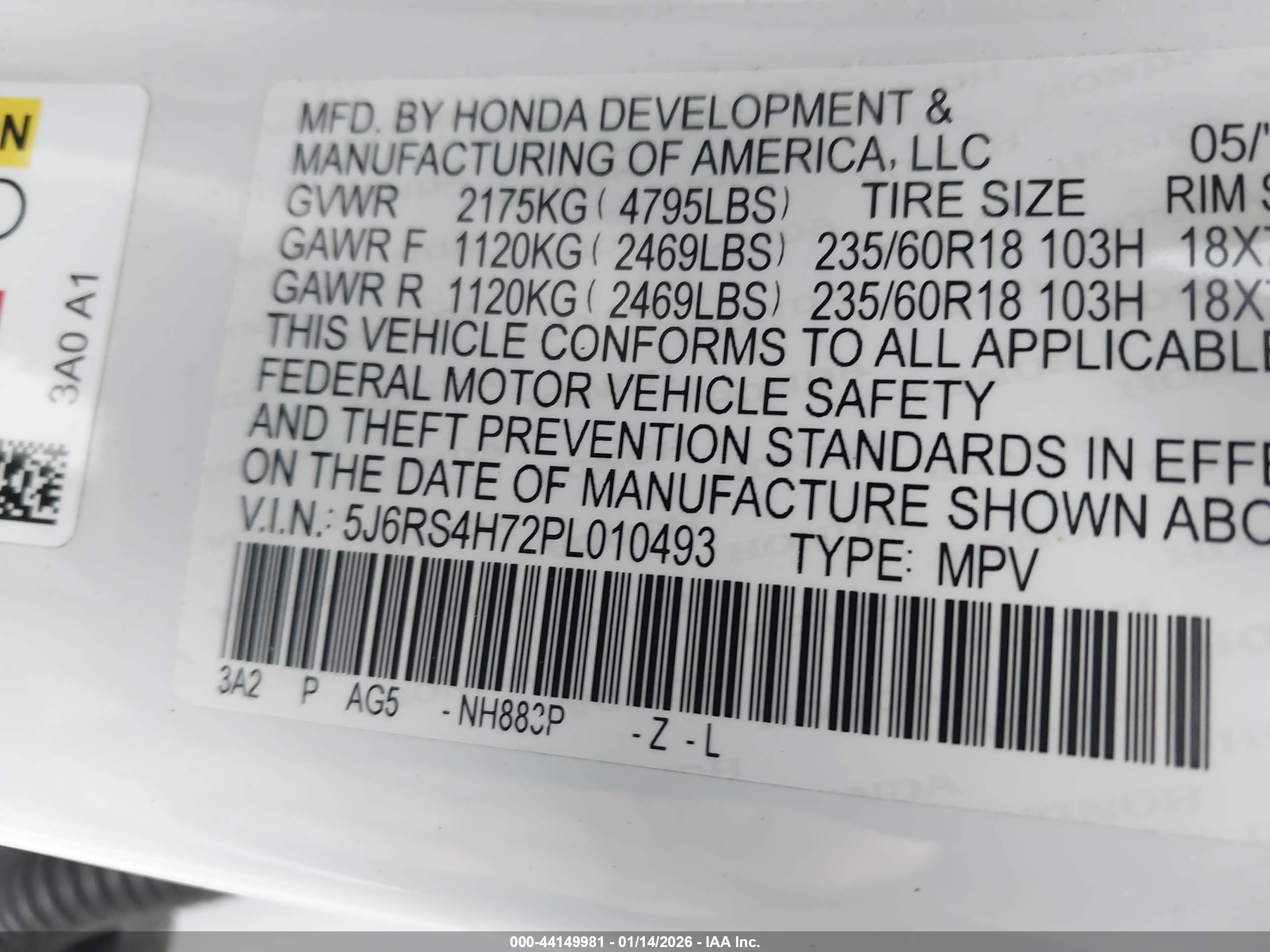 HONDA CR-V image 9