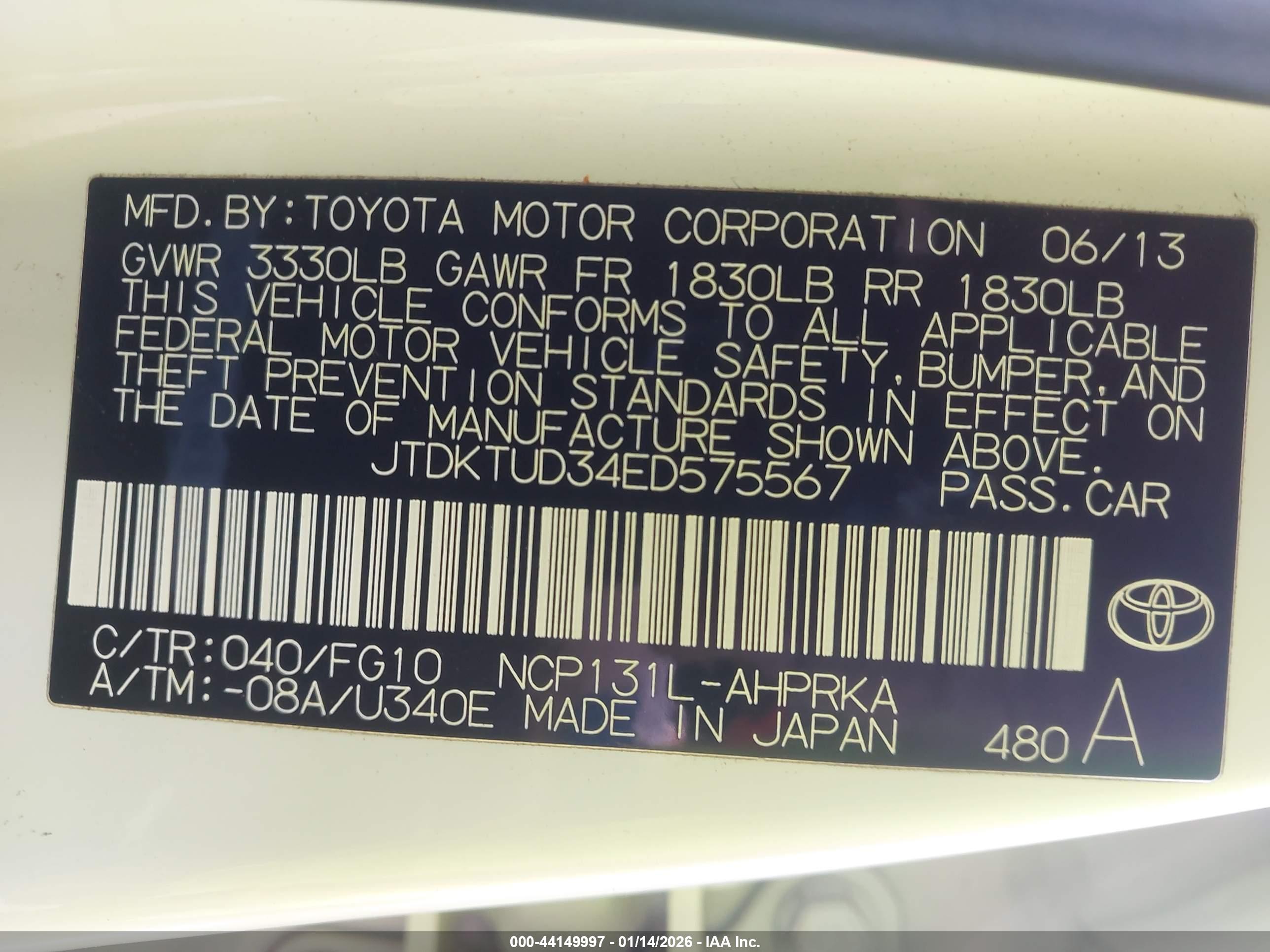 TOYOTA YARIS image 9
