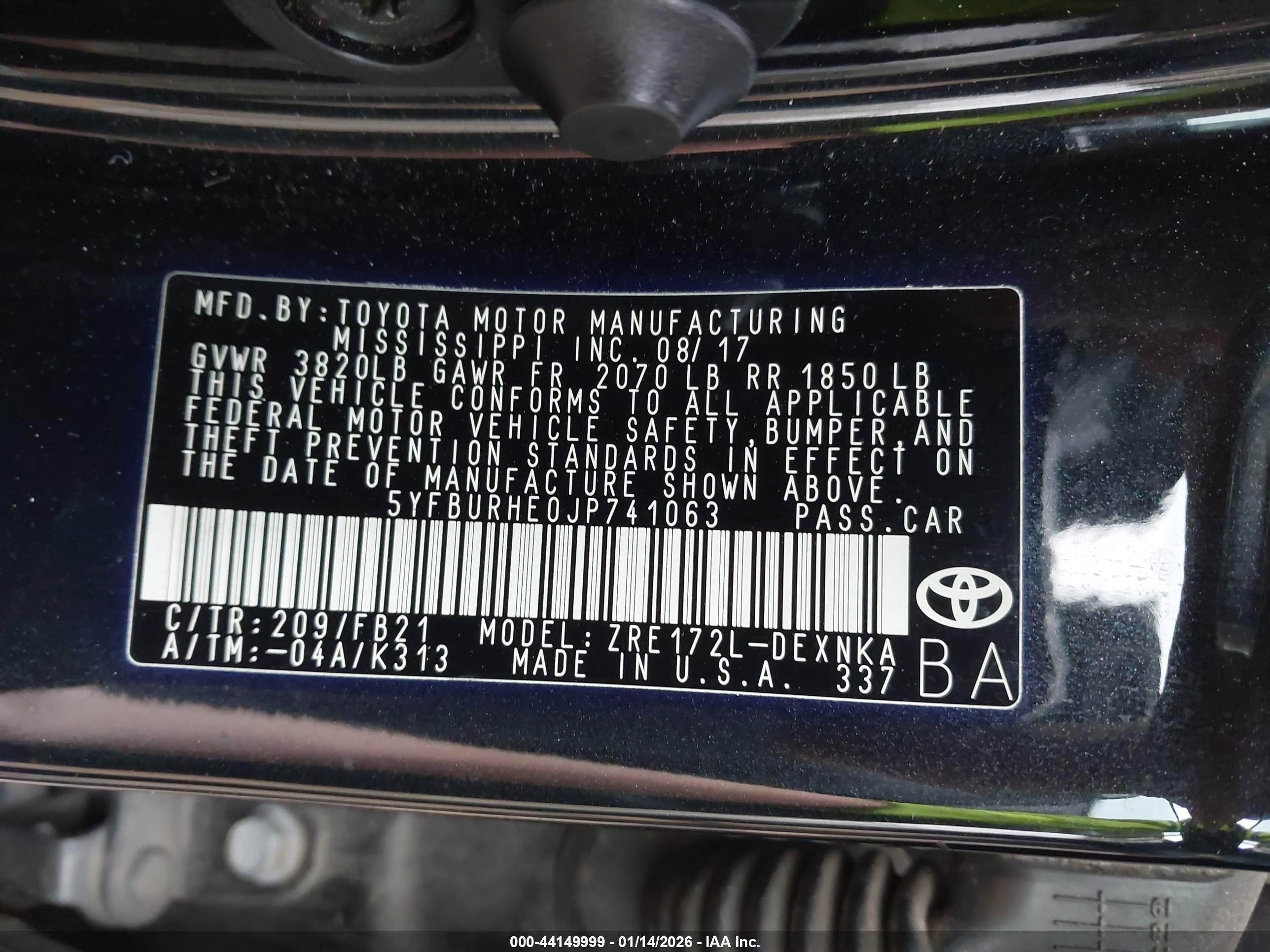 TOYOTA COROLLA image 9