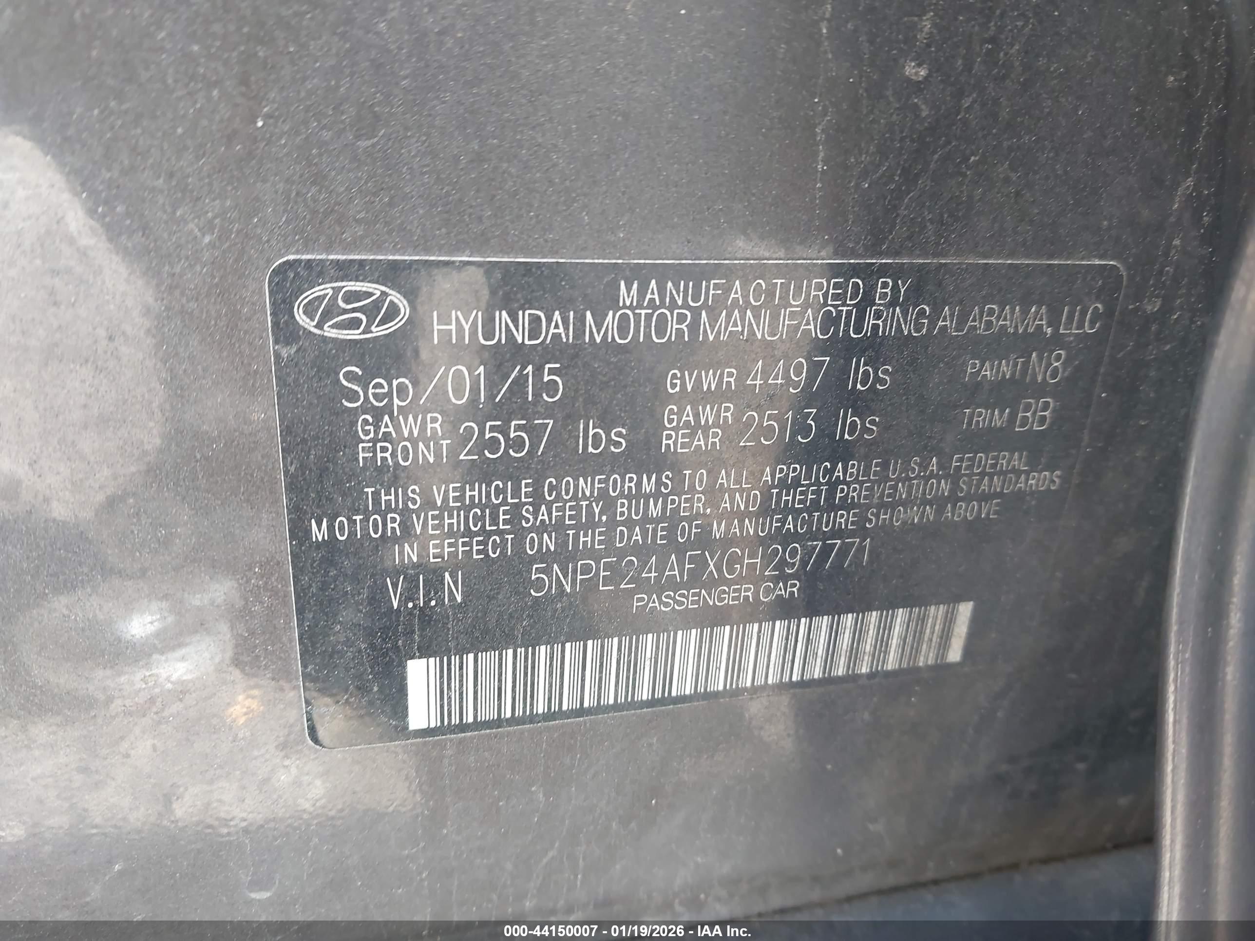 HYUNDAI SONATA image 9