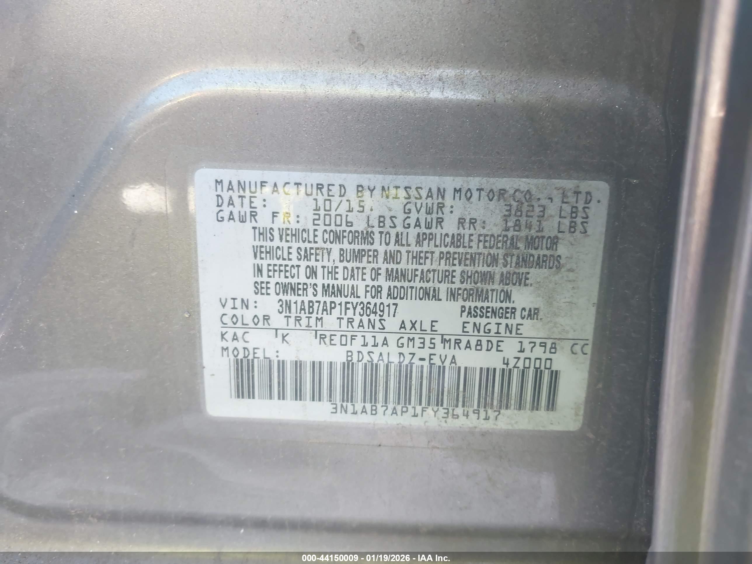 NISSAN SENTRA image 9