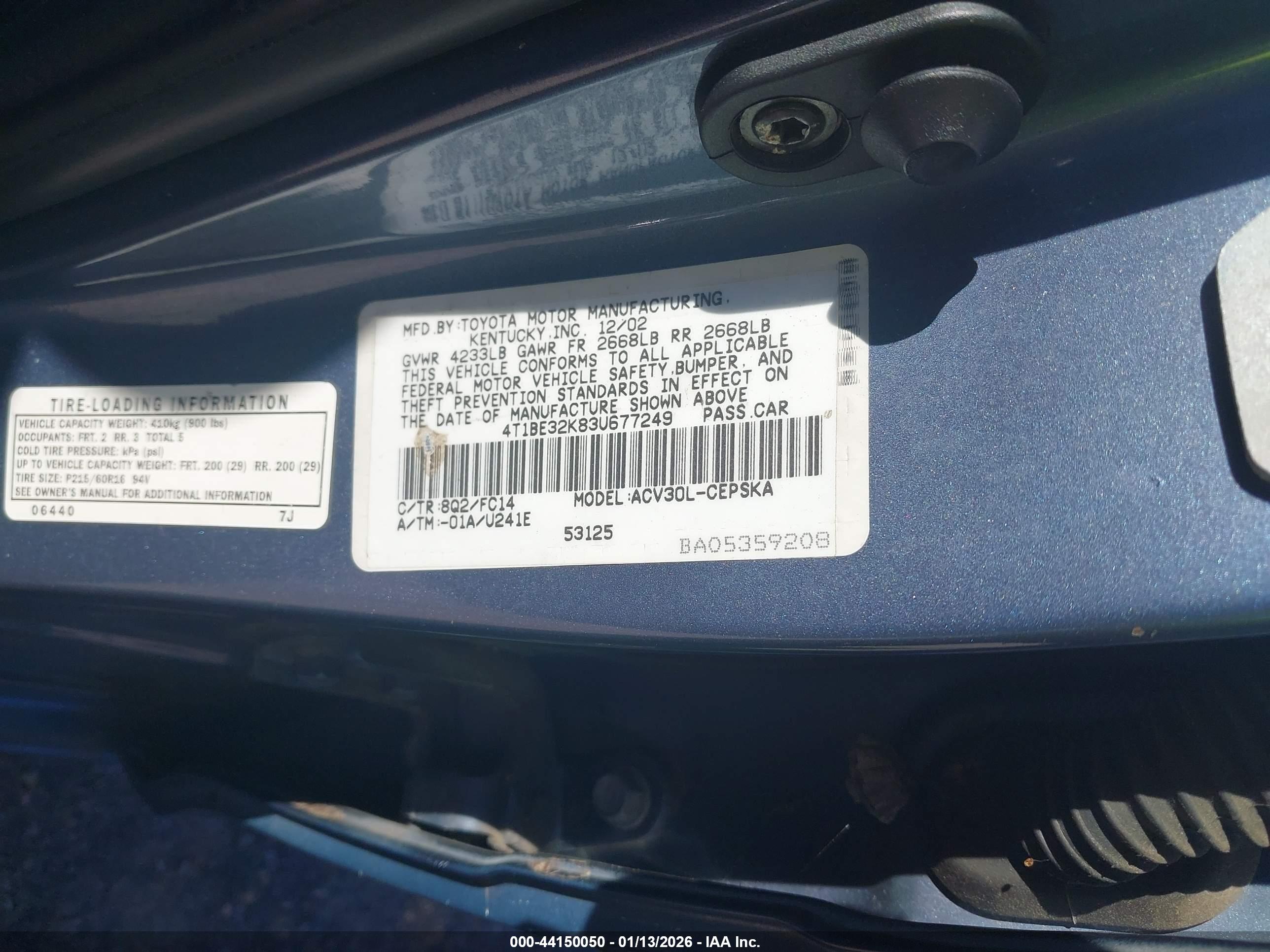 TOYOTA CAMRY image 9