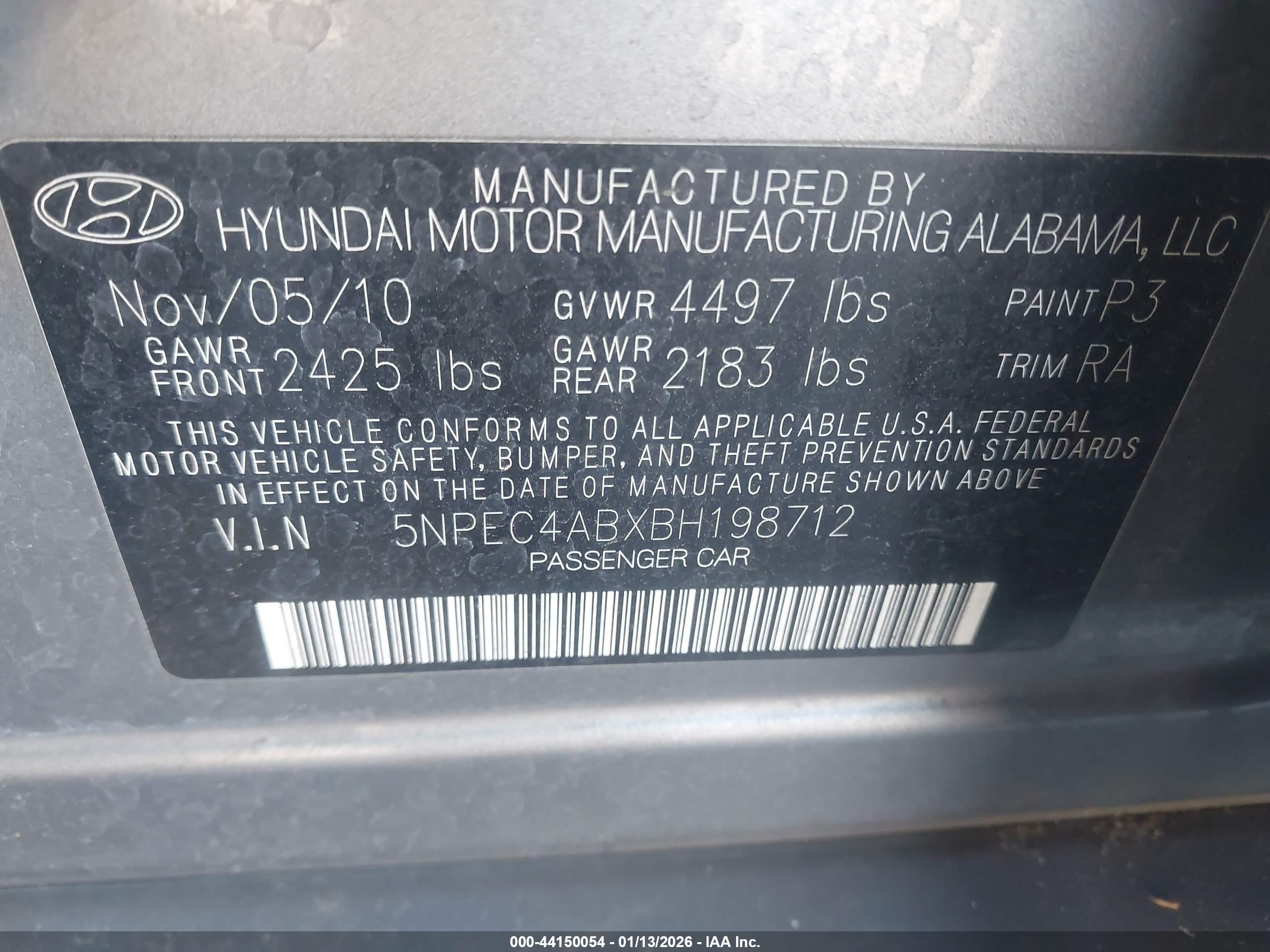 HYUNDAI SONATA image 9