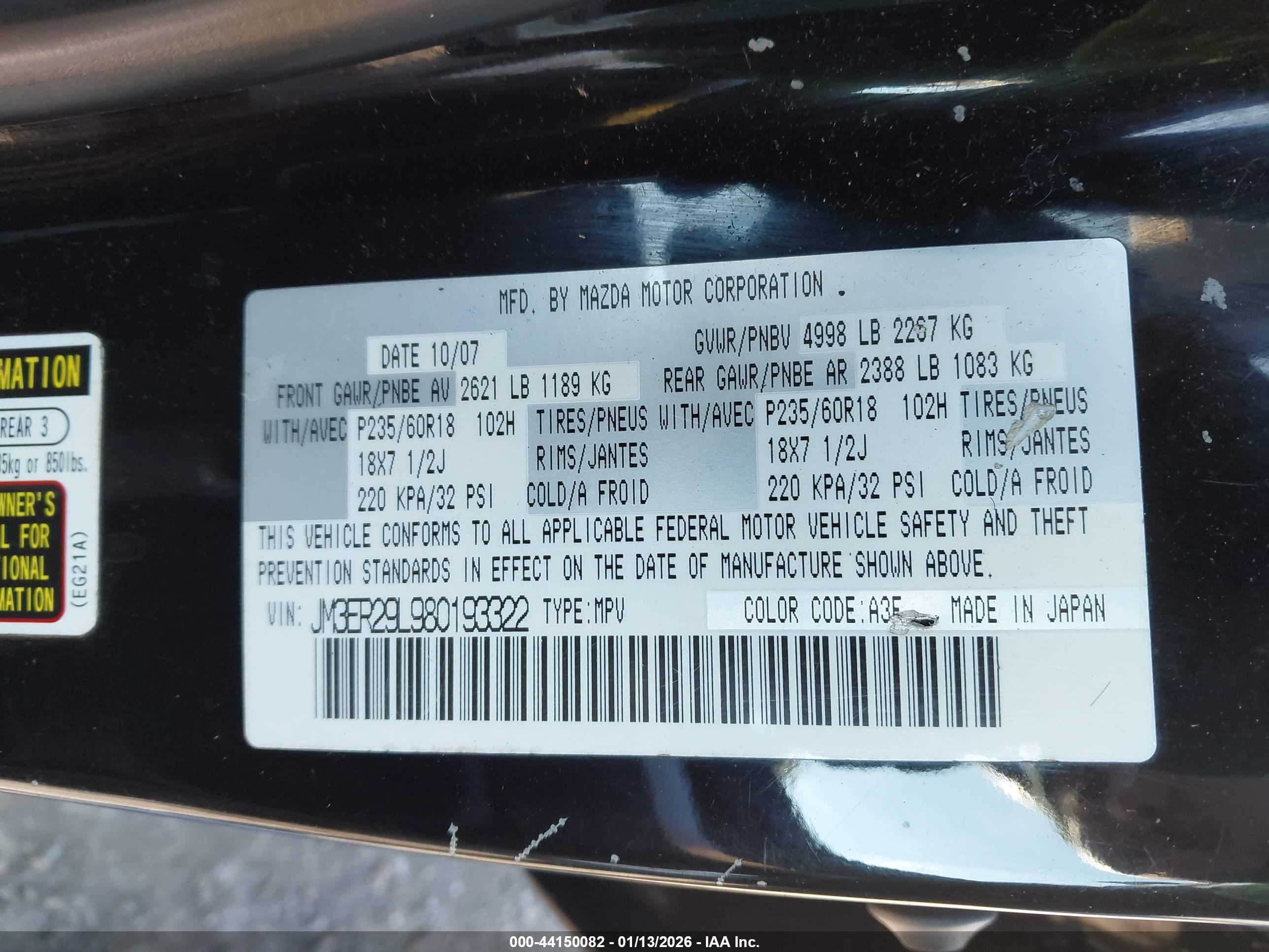 MAZDA CX-7 image 9