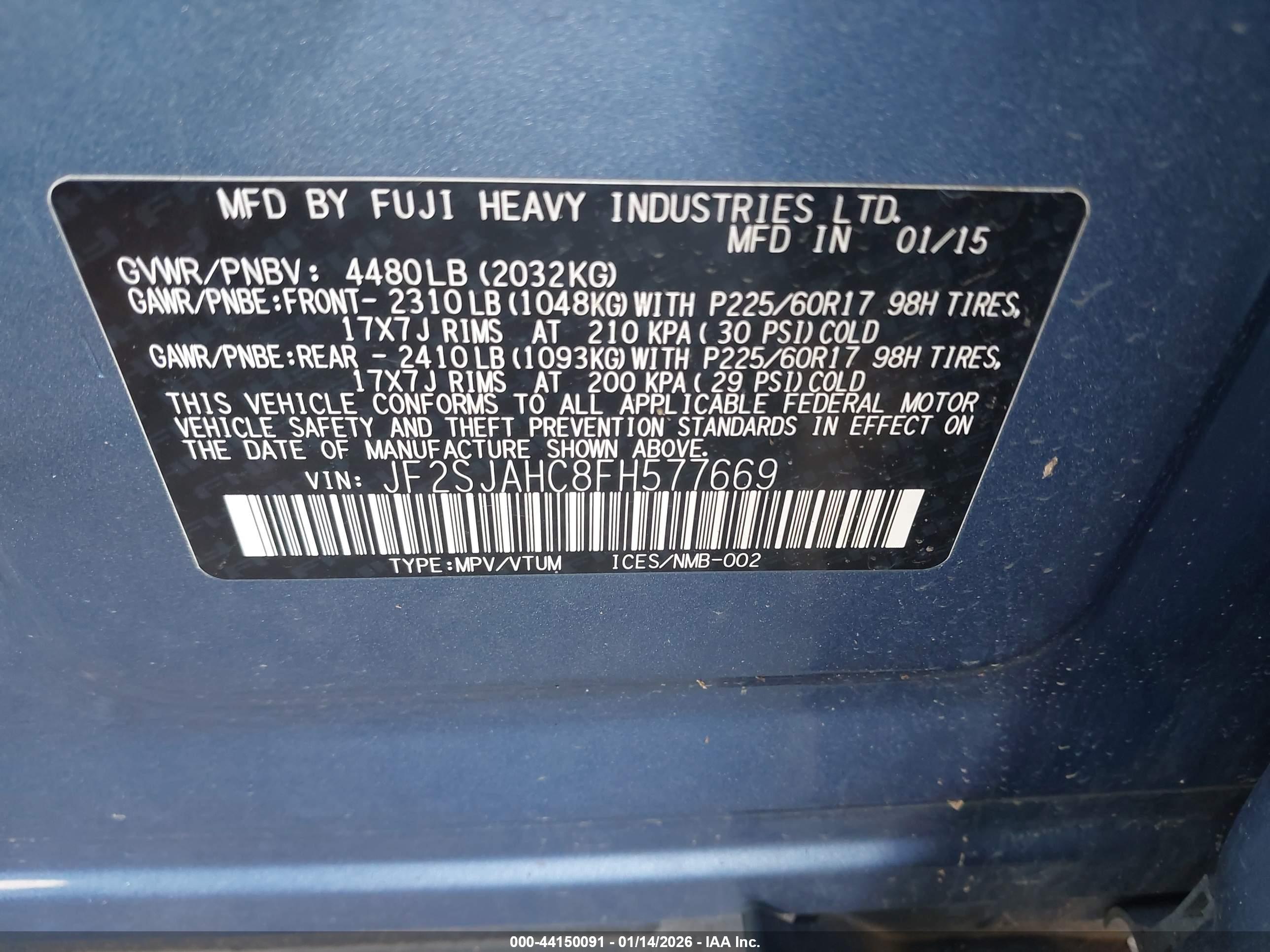 SUBARU FORESTER image 9