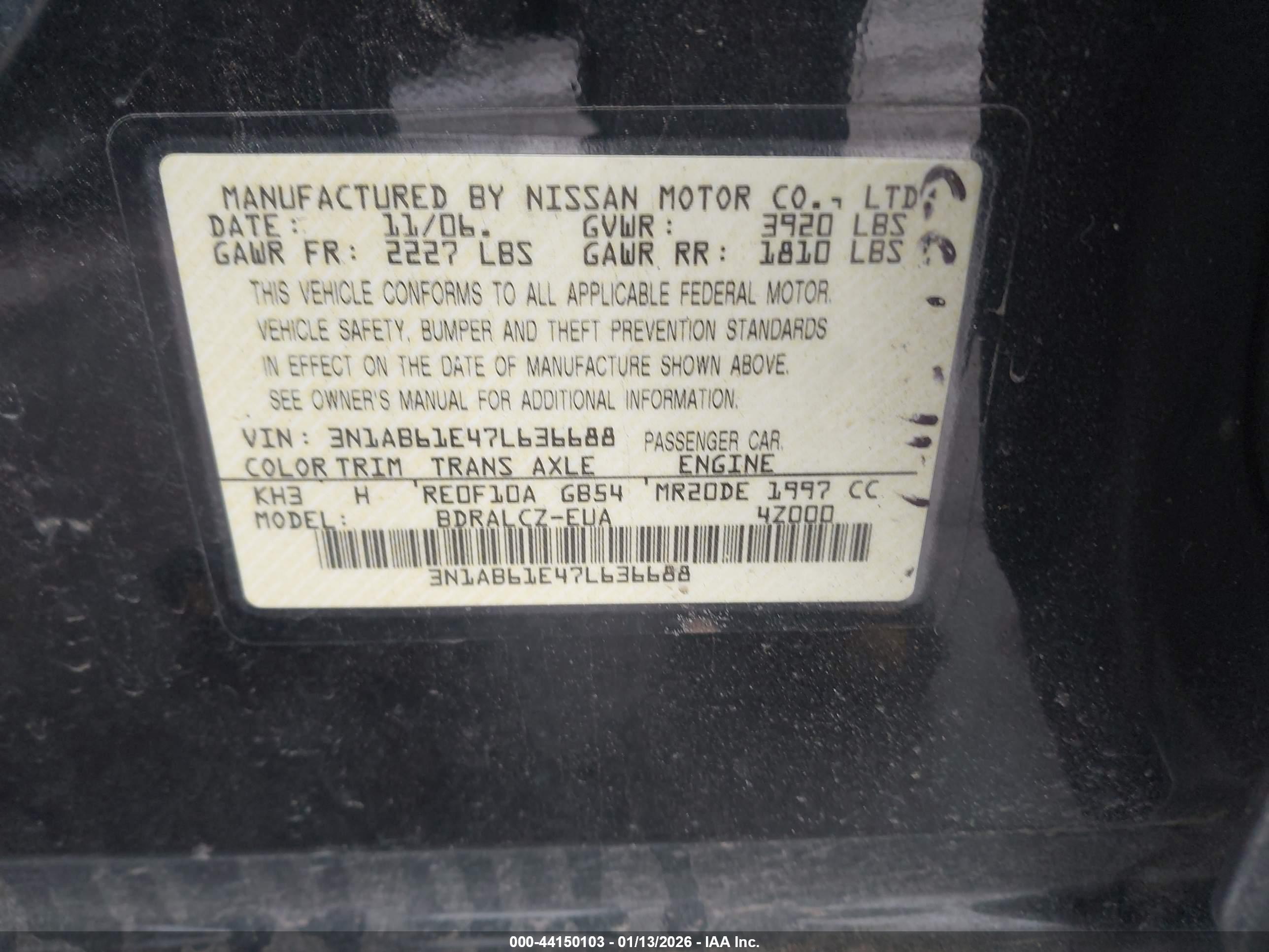 NISSAN SENTRA image 9