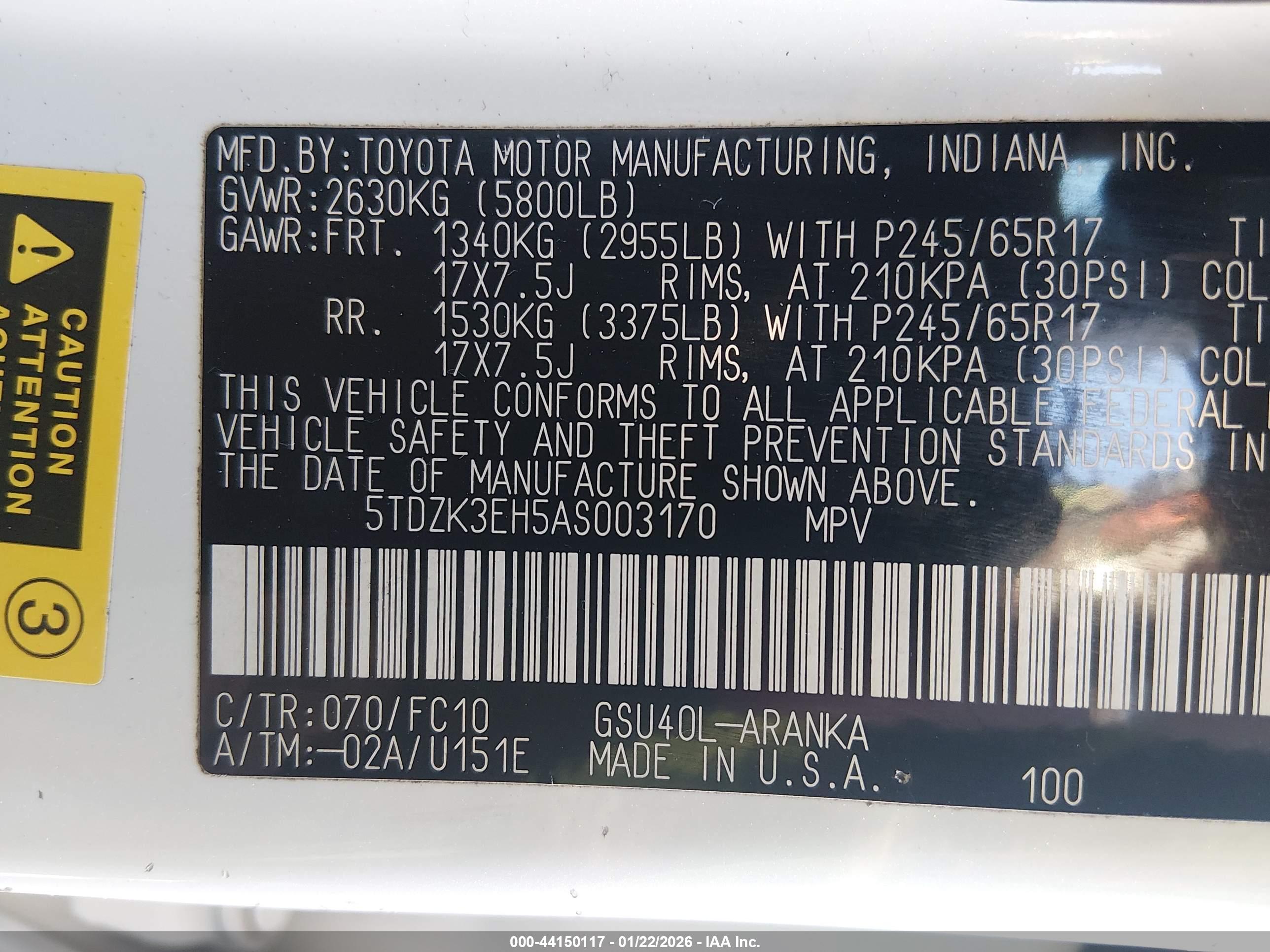 TOYOTA HIGHLANDER image 9