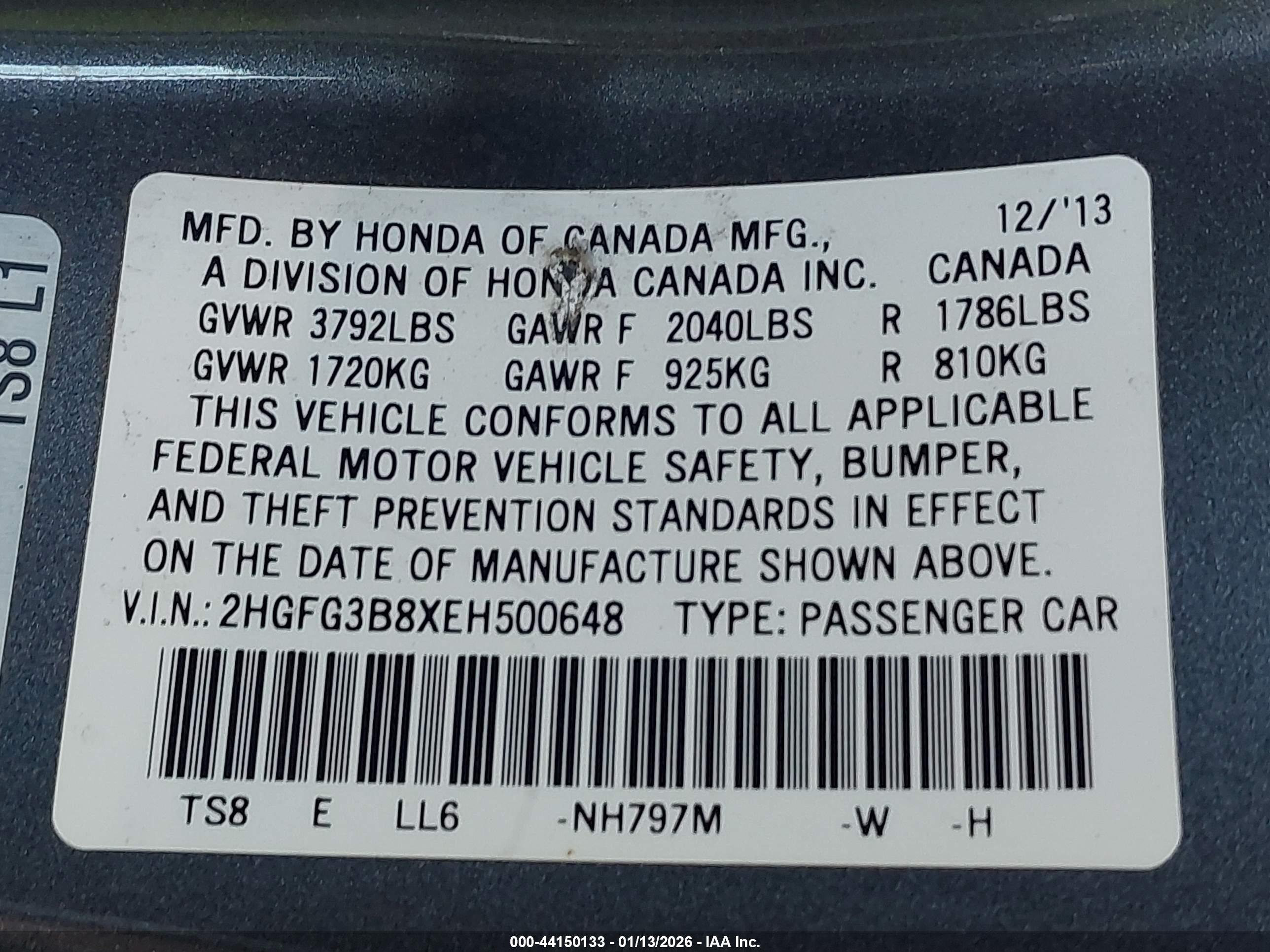 HONDA CIVIC image 9
