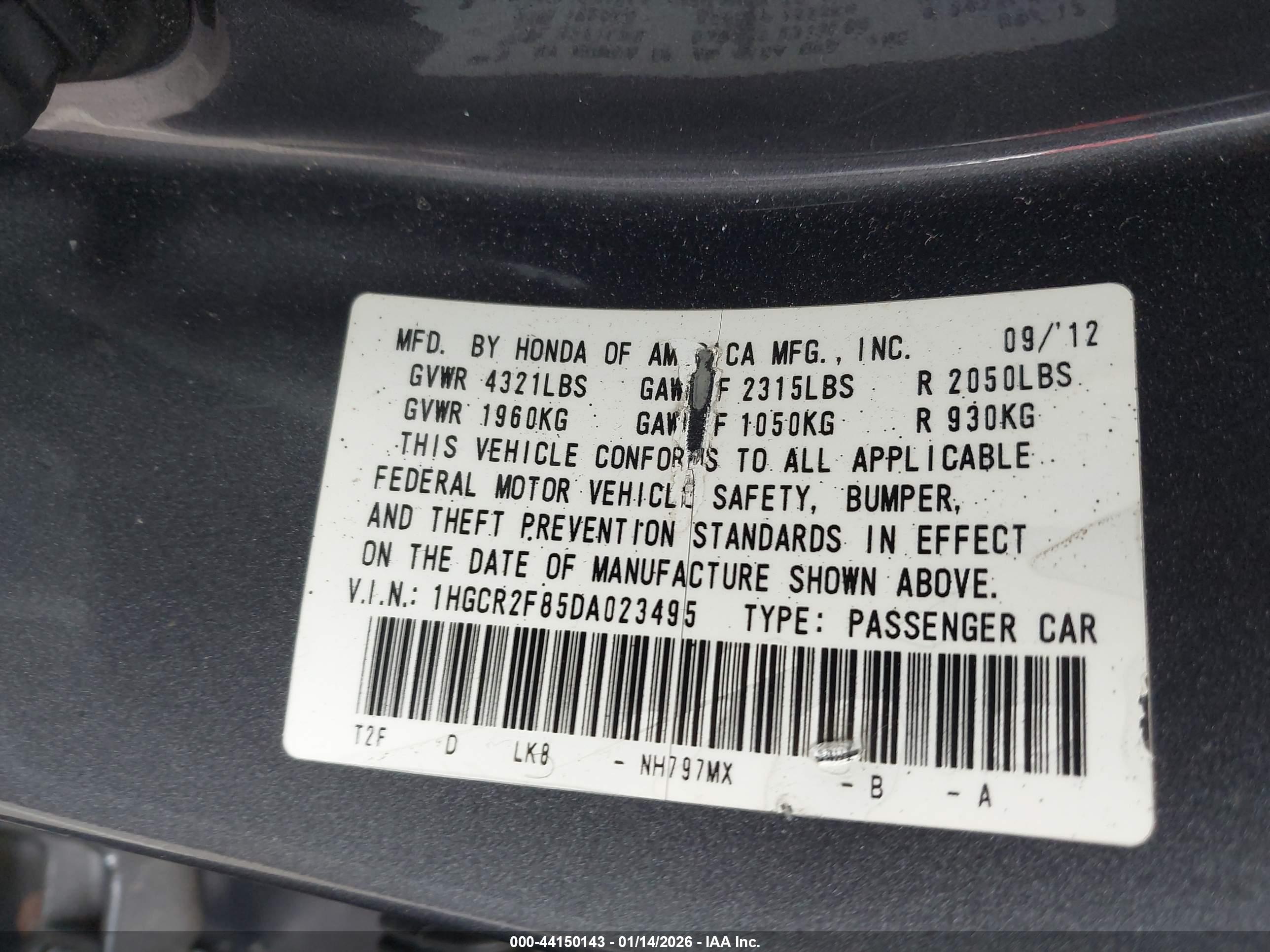 HONDA ACCORD image 9