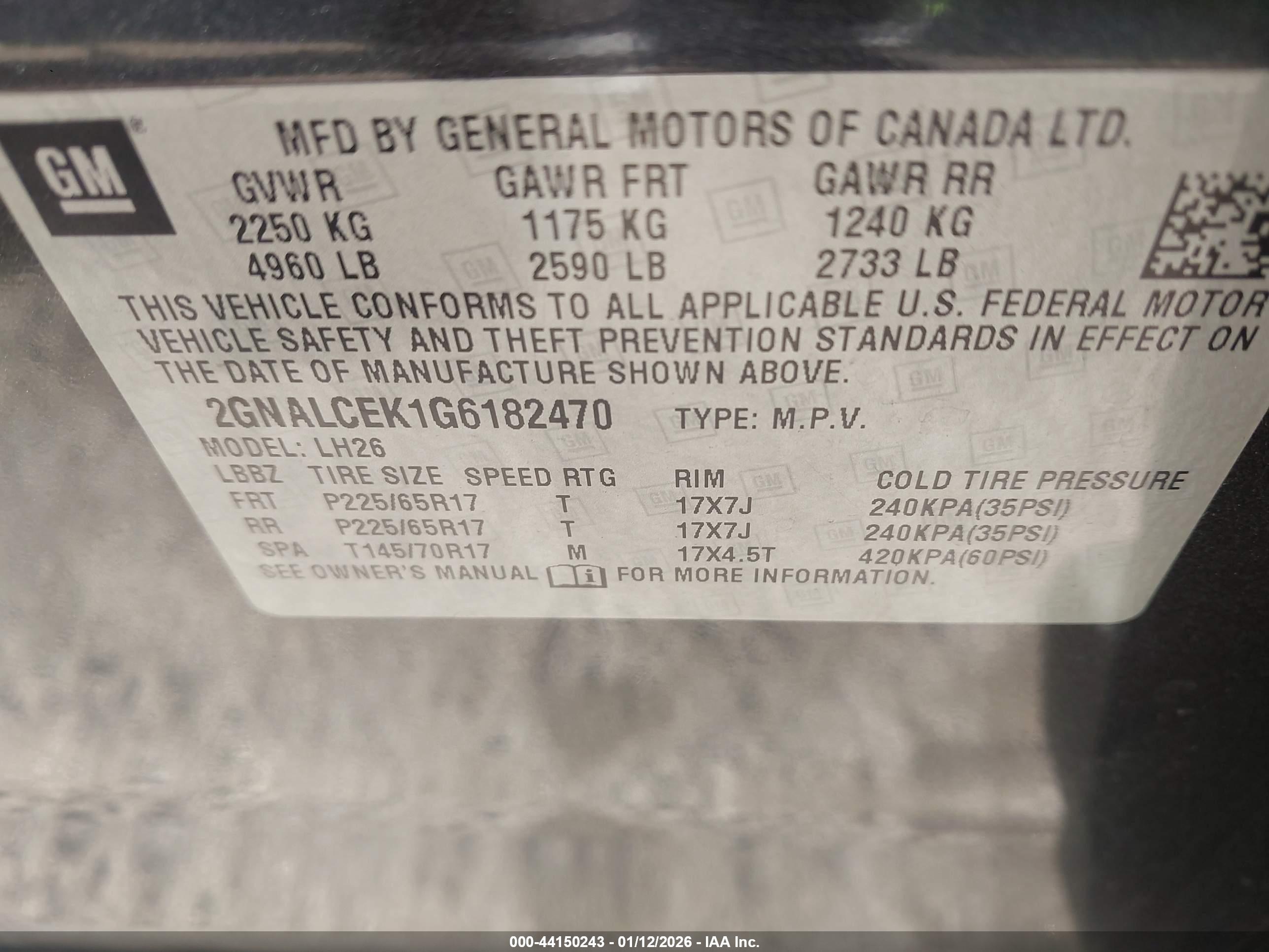 CHEVROLET EQUINOX image 9