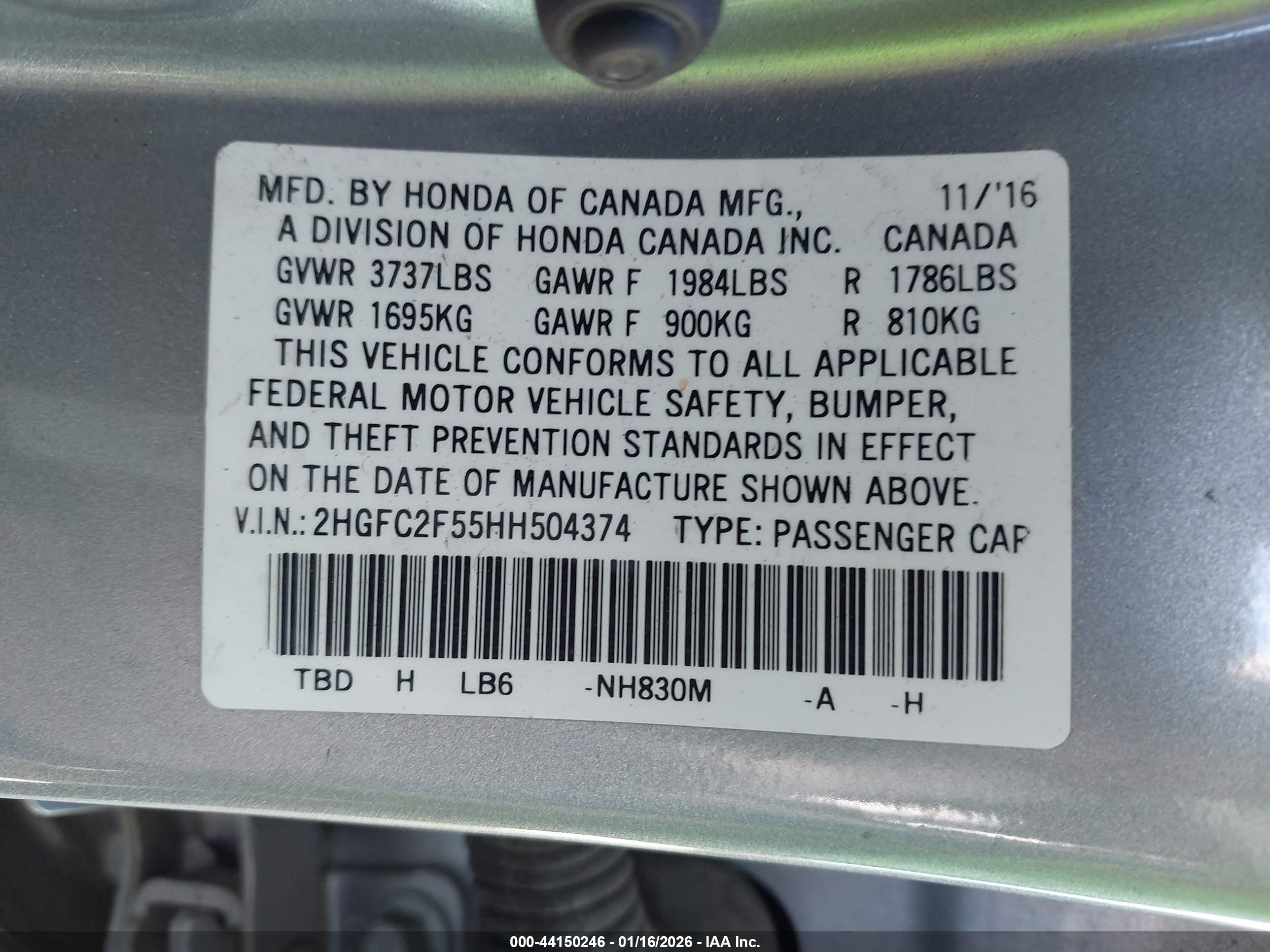 HONDA CIVIC image 9