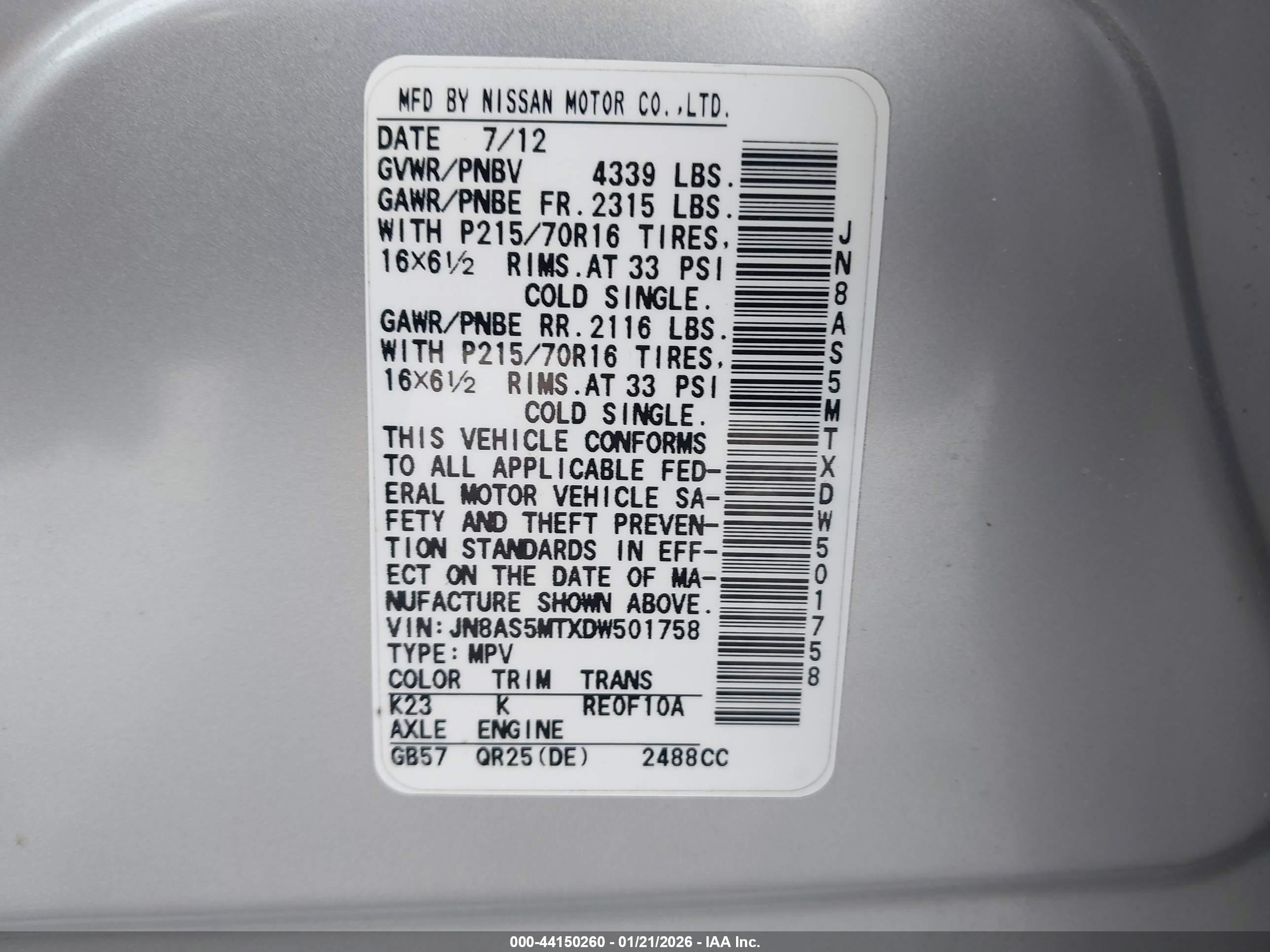 NISSAN ROGUE image 9