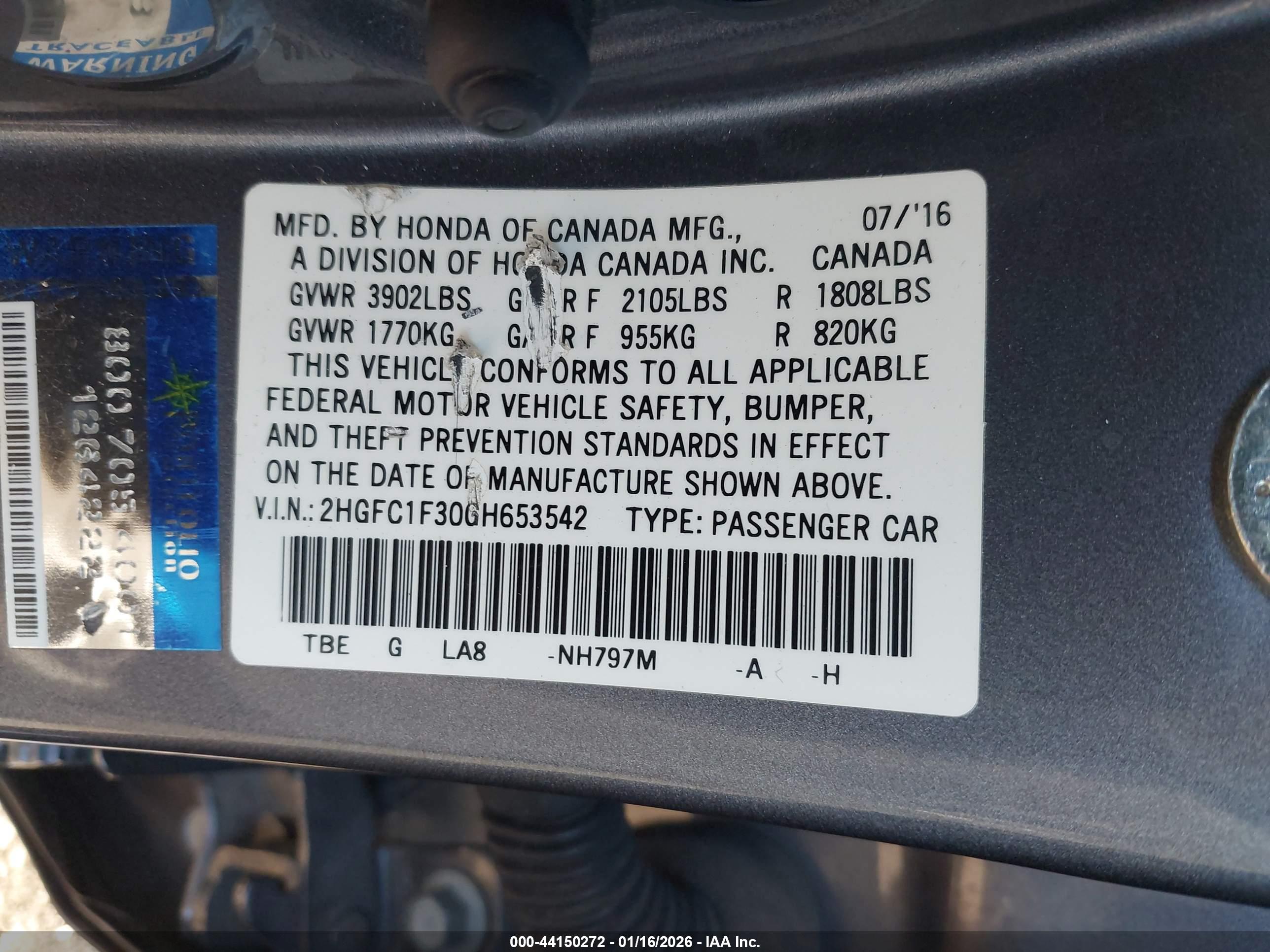 HONDA CIVIC image 9
