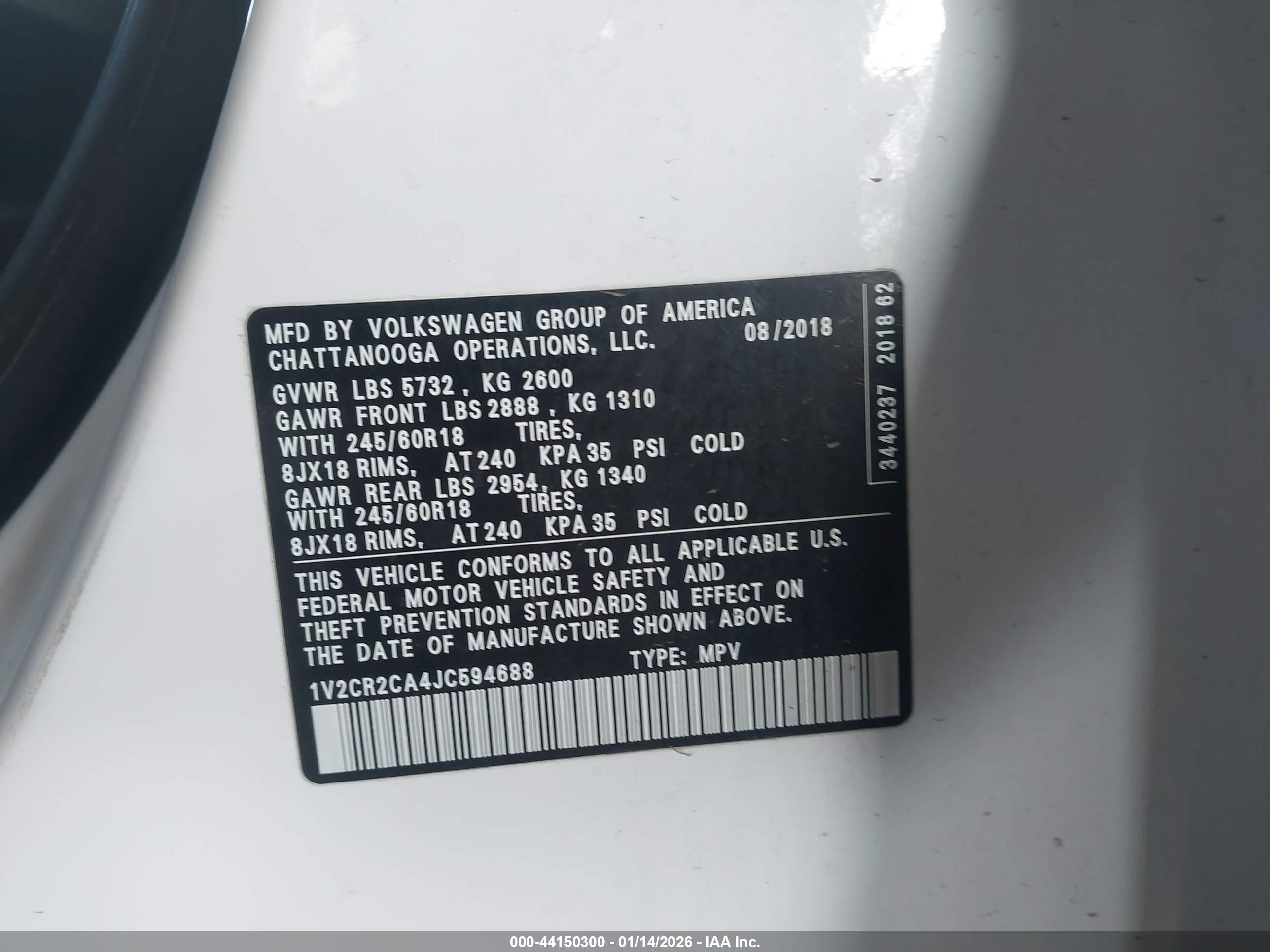 VOLKSWAGEN ATLAS image 9