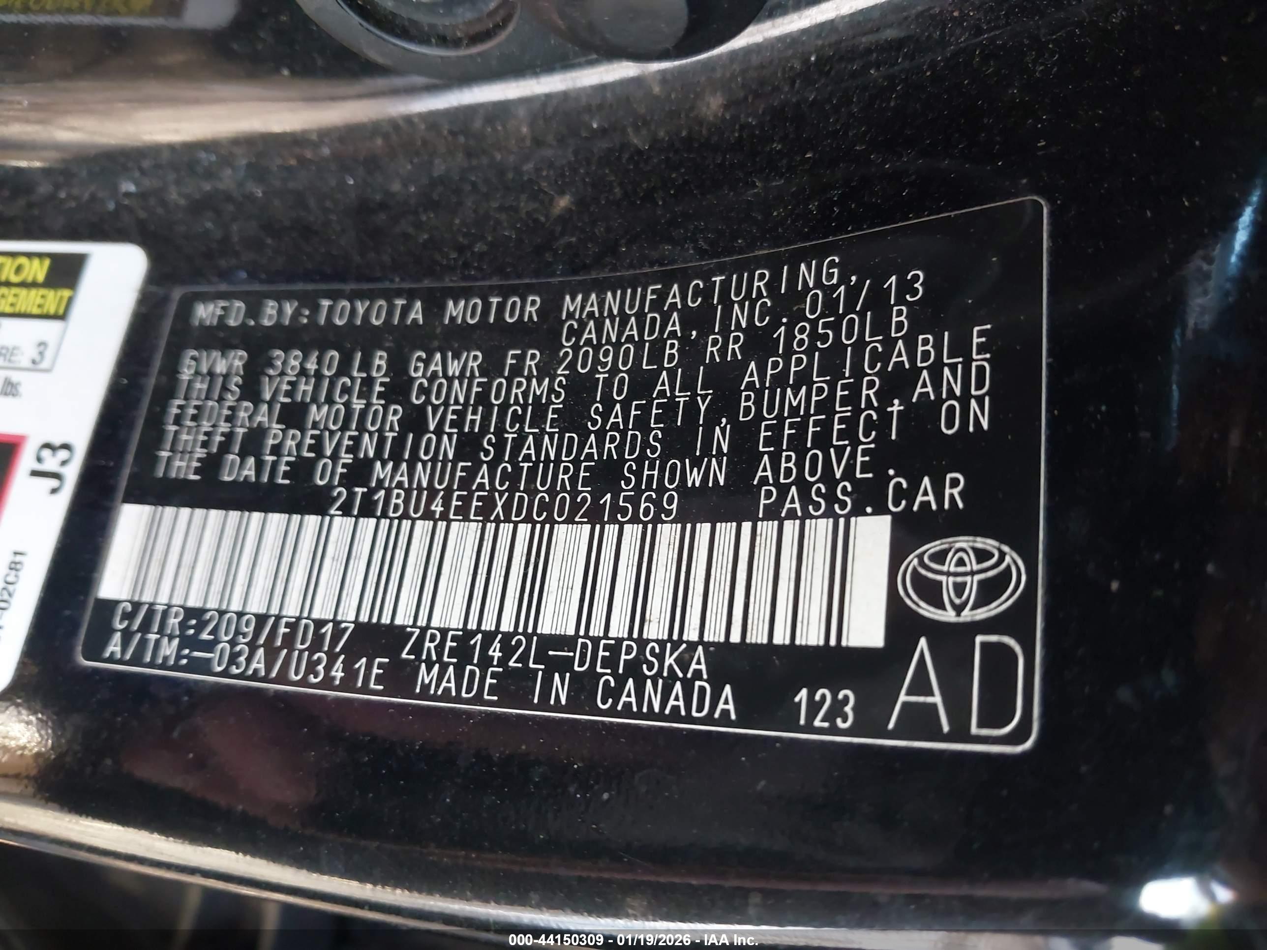 TOYOTA COROLLA image 9