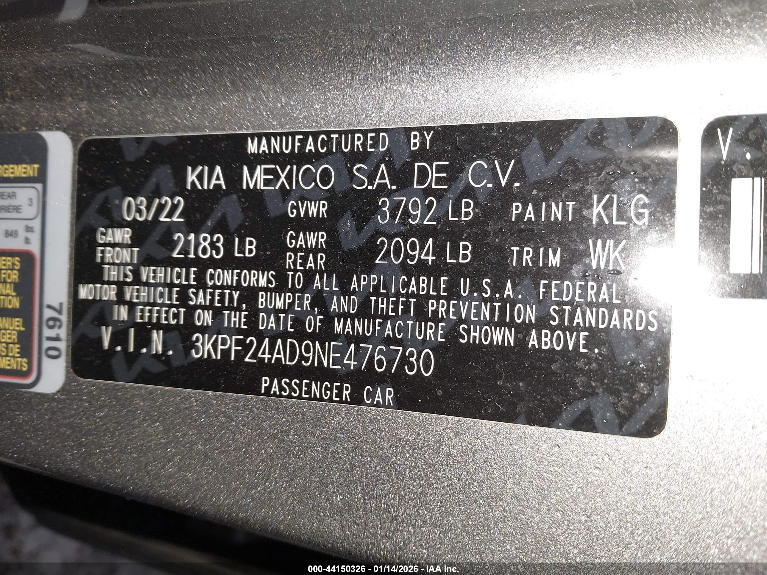KIA FORTE image 9