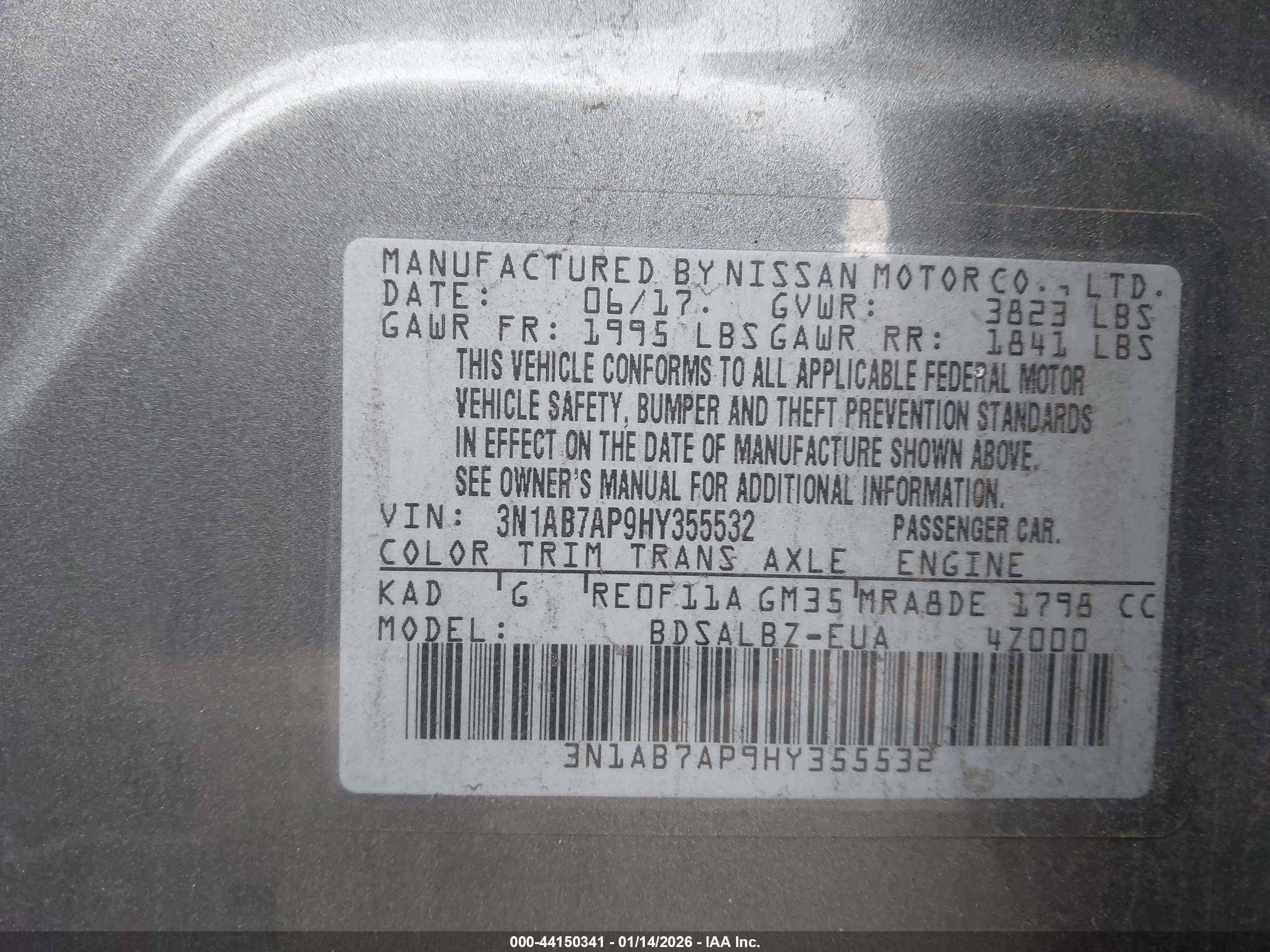 NISSAN SENTRA image 9