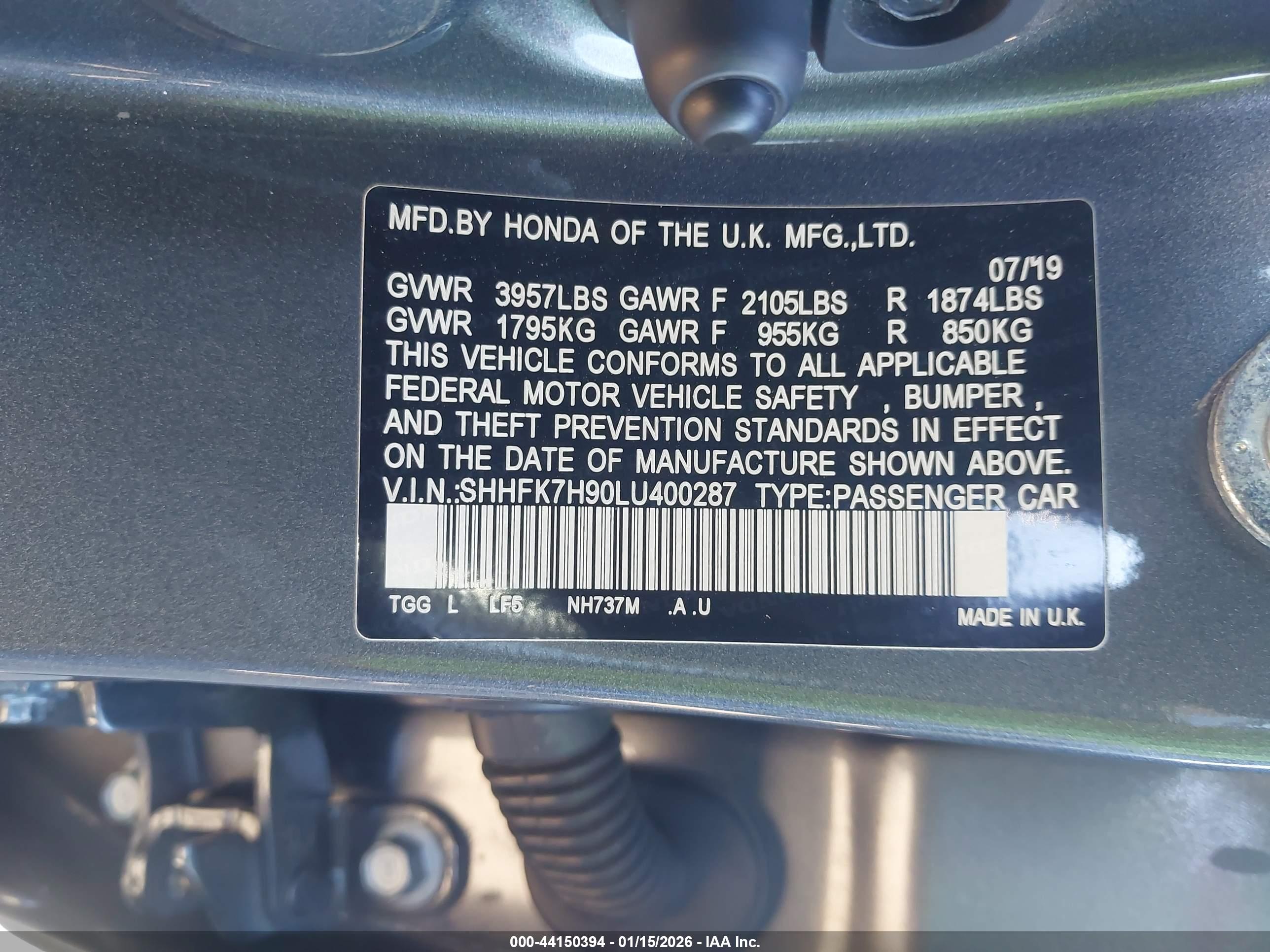 HONDA CIVIC image 9