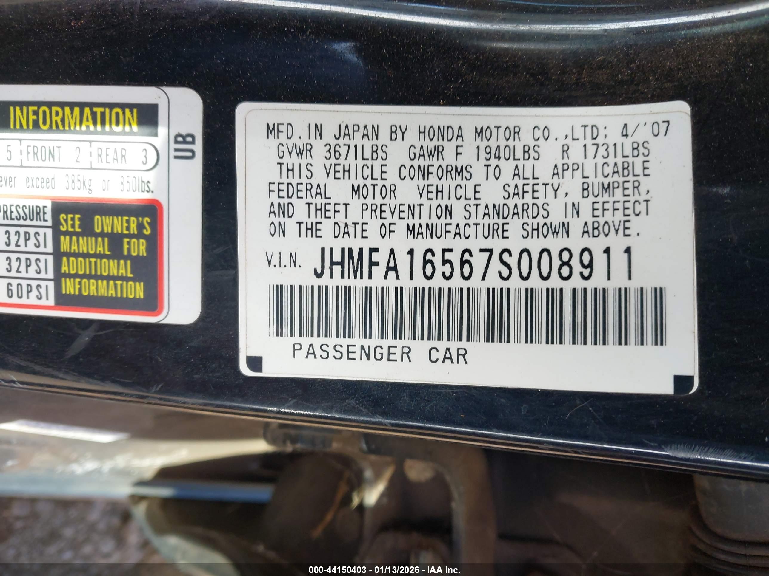 HONDA CIVIC image 9