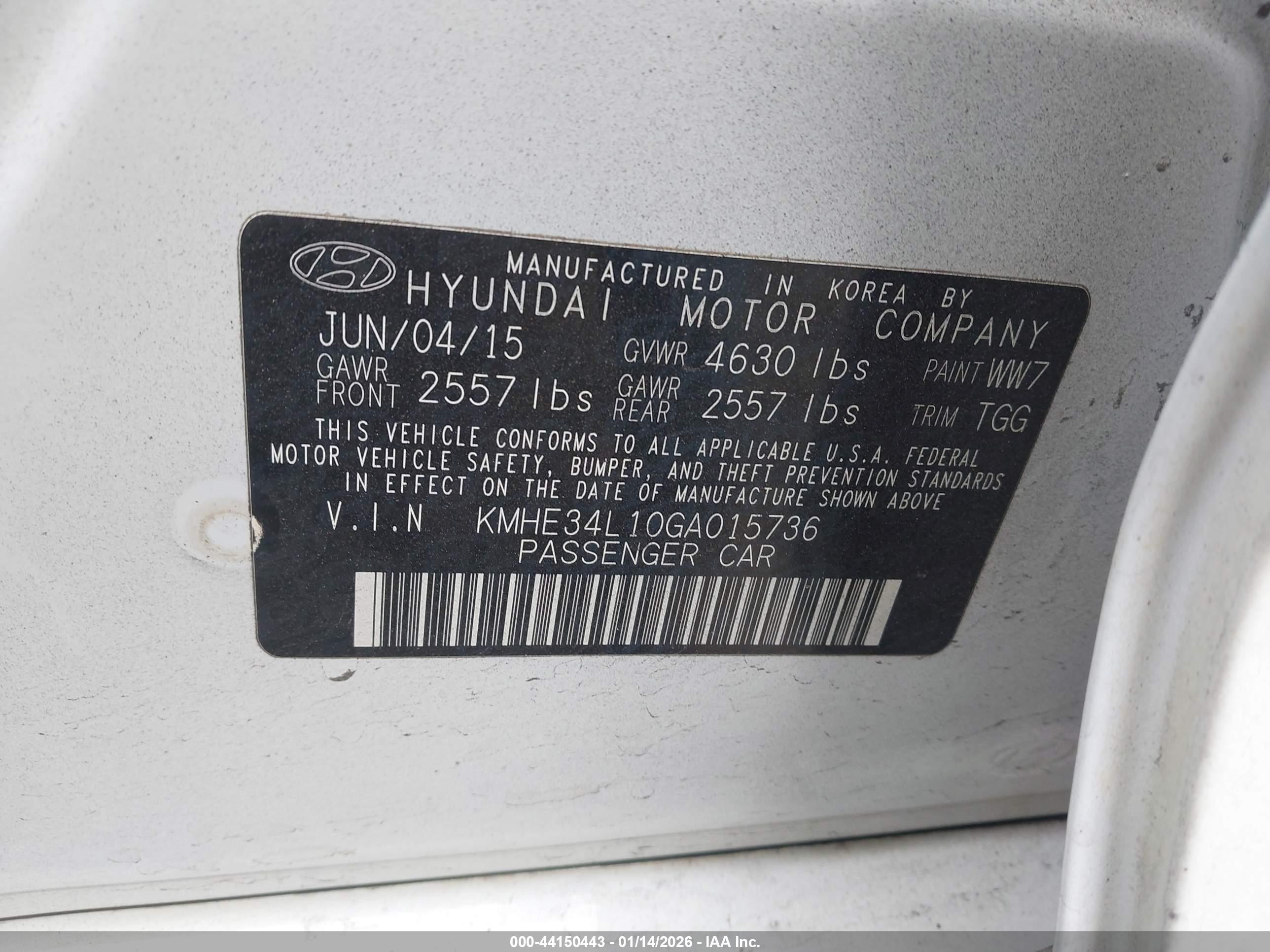 HYUNDAI SONATA image 9