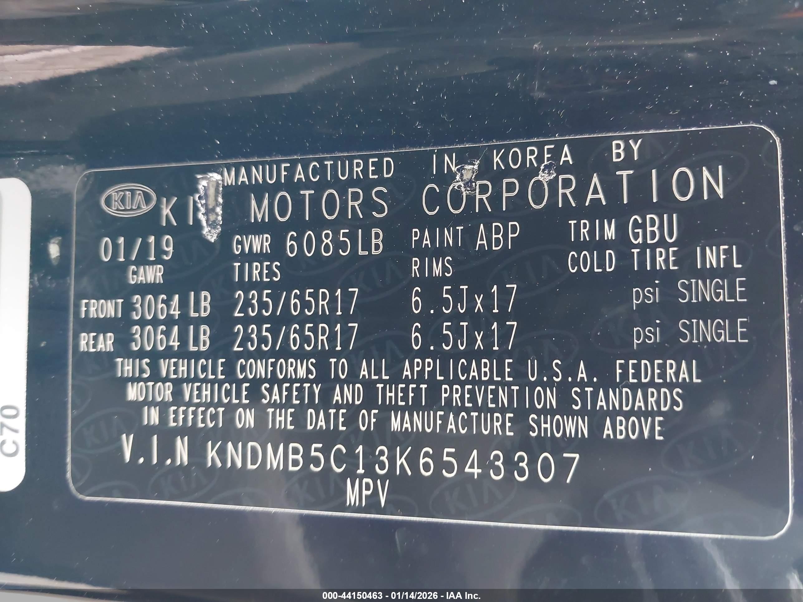 KIA SEDONA image 9