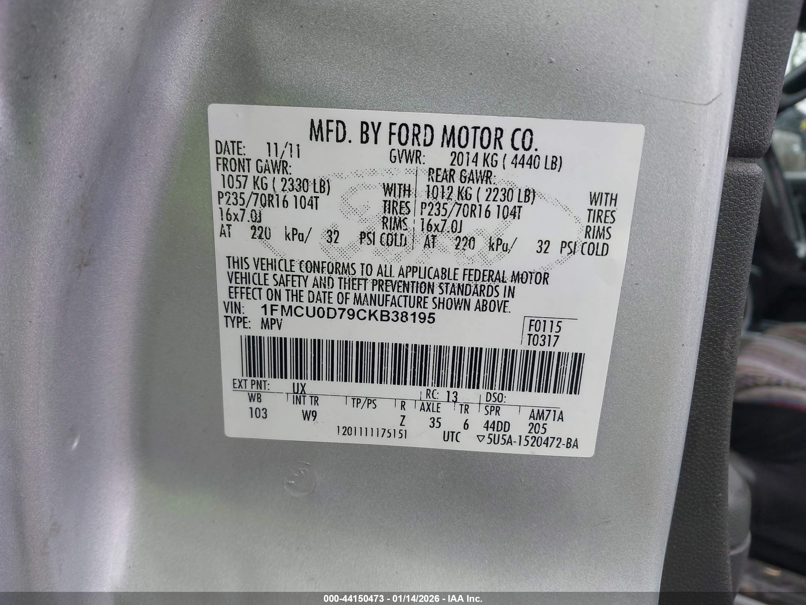 FORD ESCAPE image 9