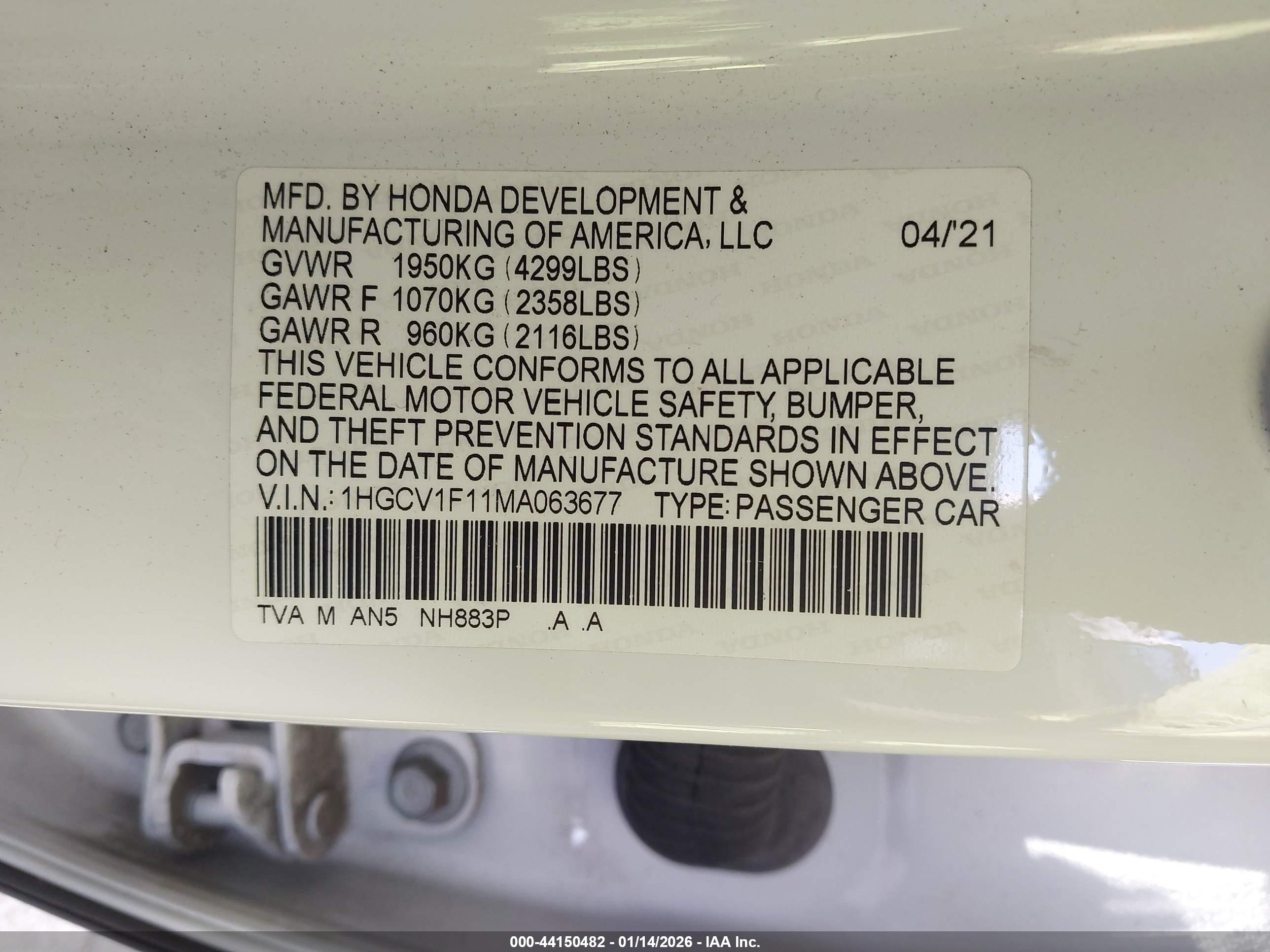 HONDA ACCORD image 9