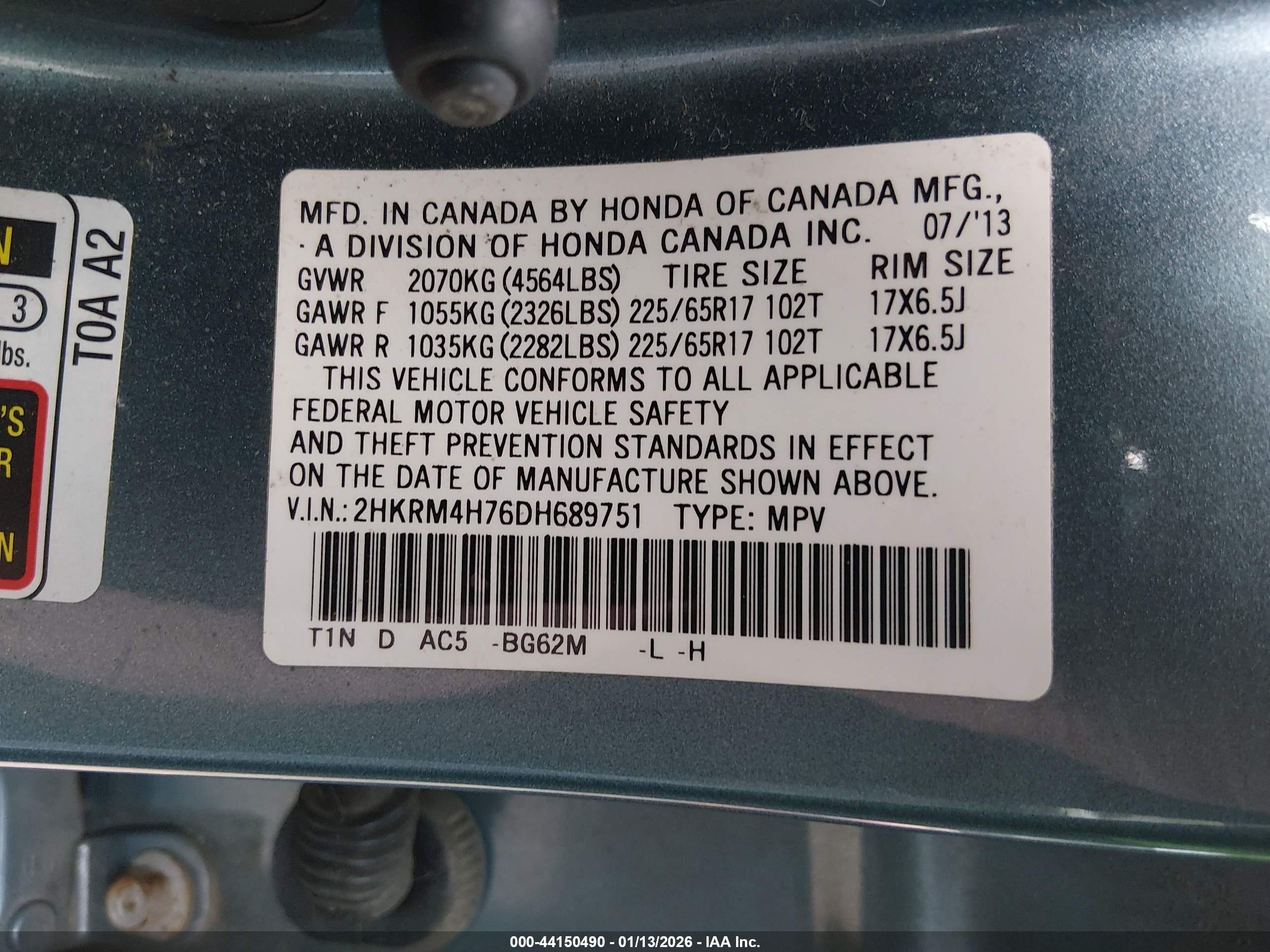 HONDA CR-V image 9