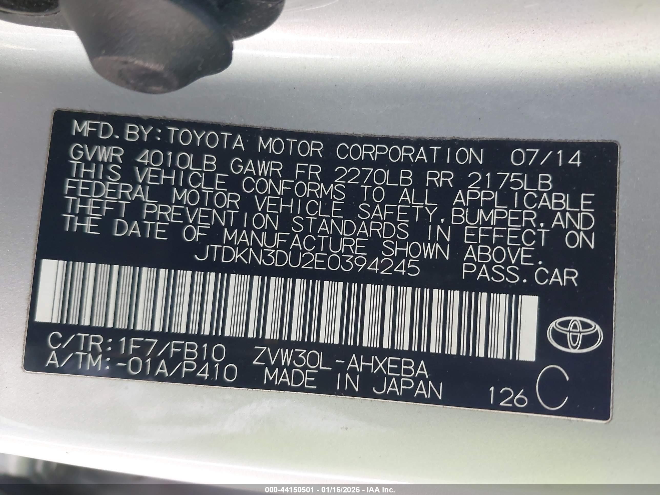 TOYOTA PRIUS image 9