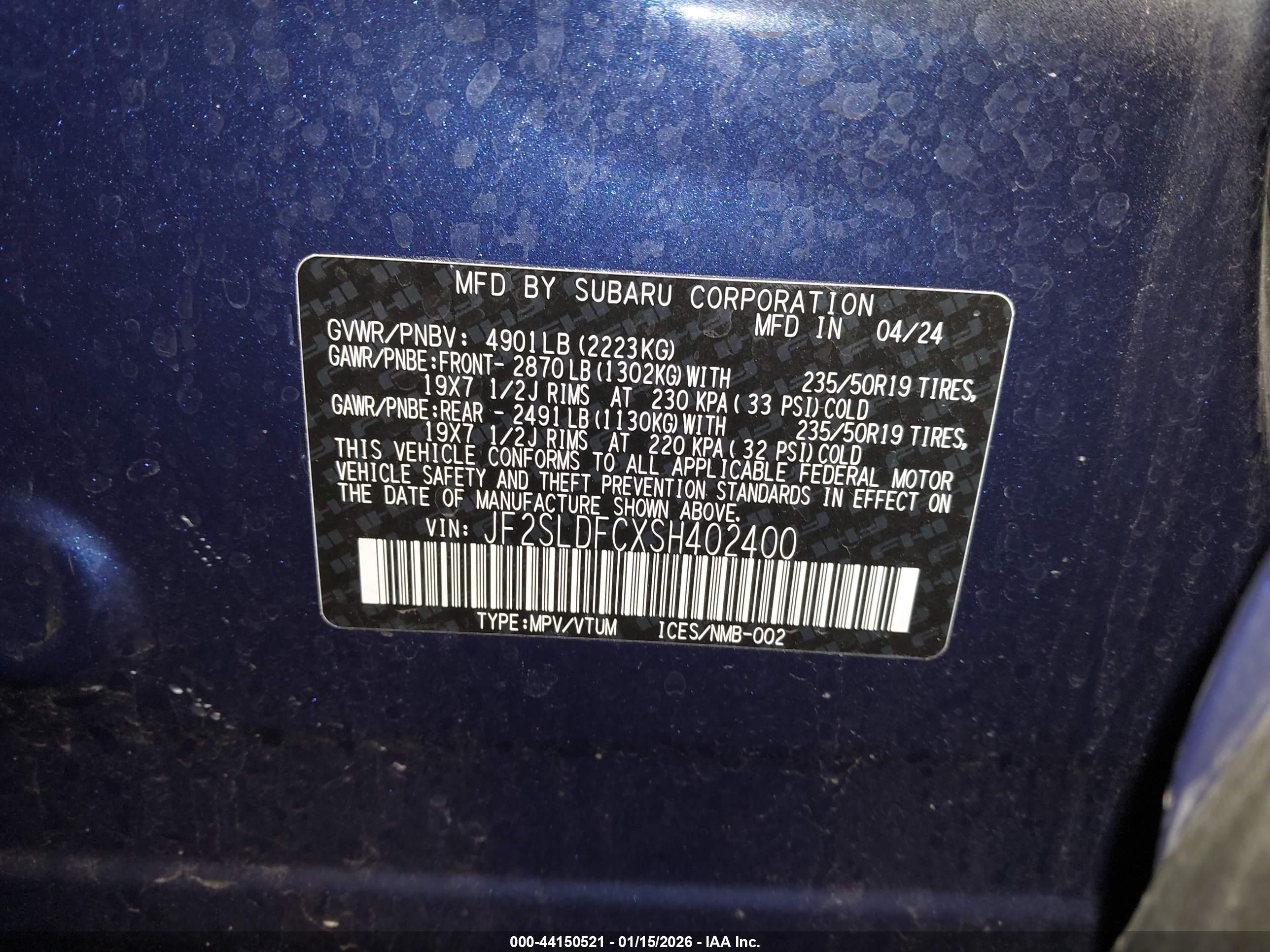 SUBARU FORESTER image 9
