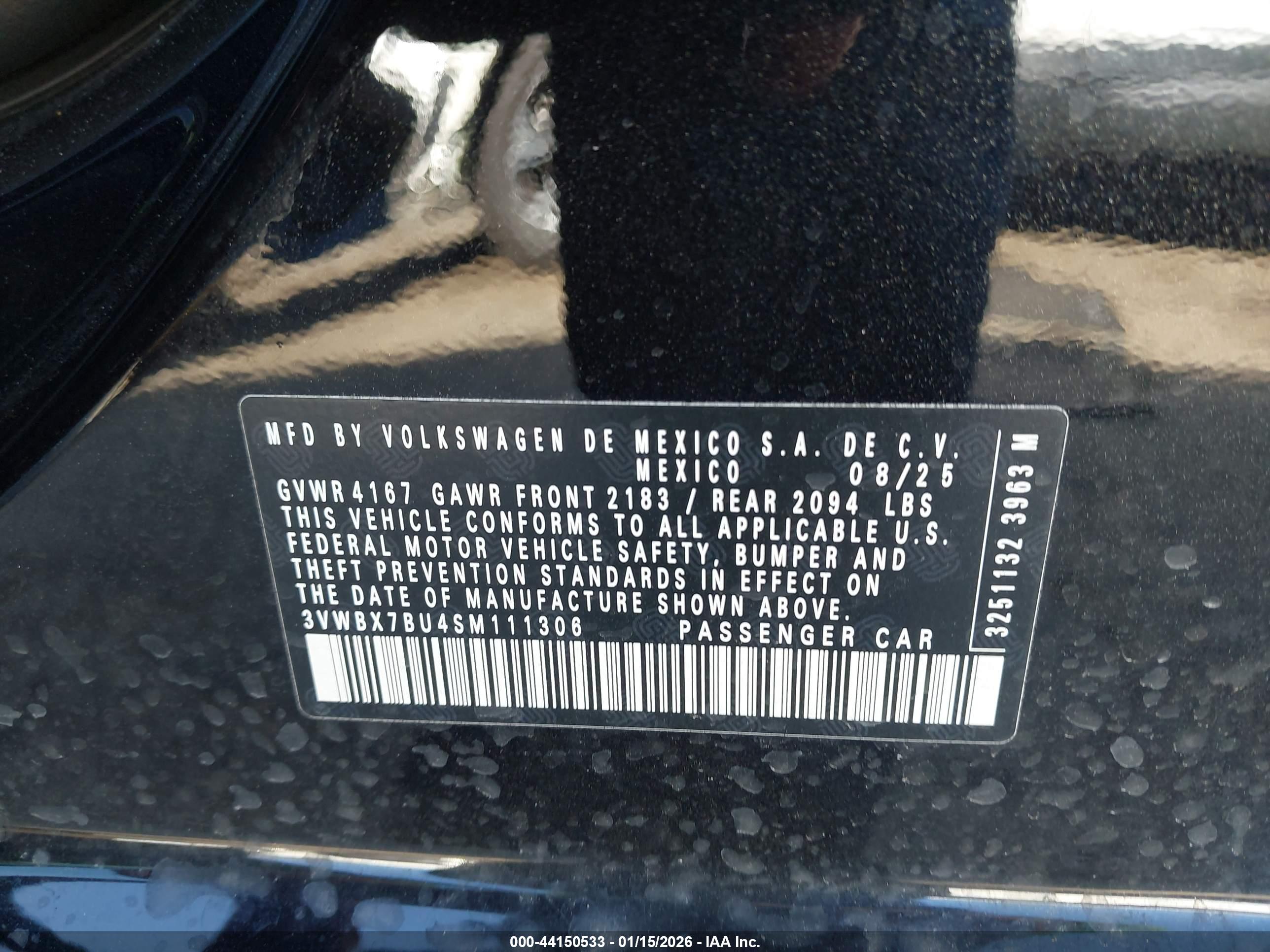 VOLKSWAGEN JETTA image 9