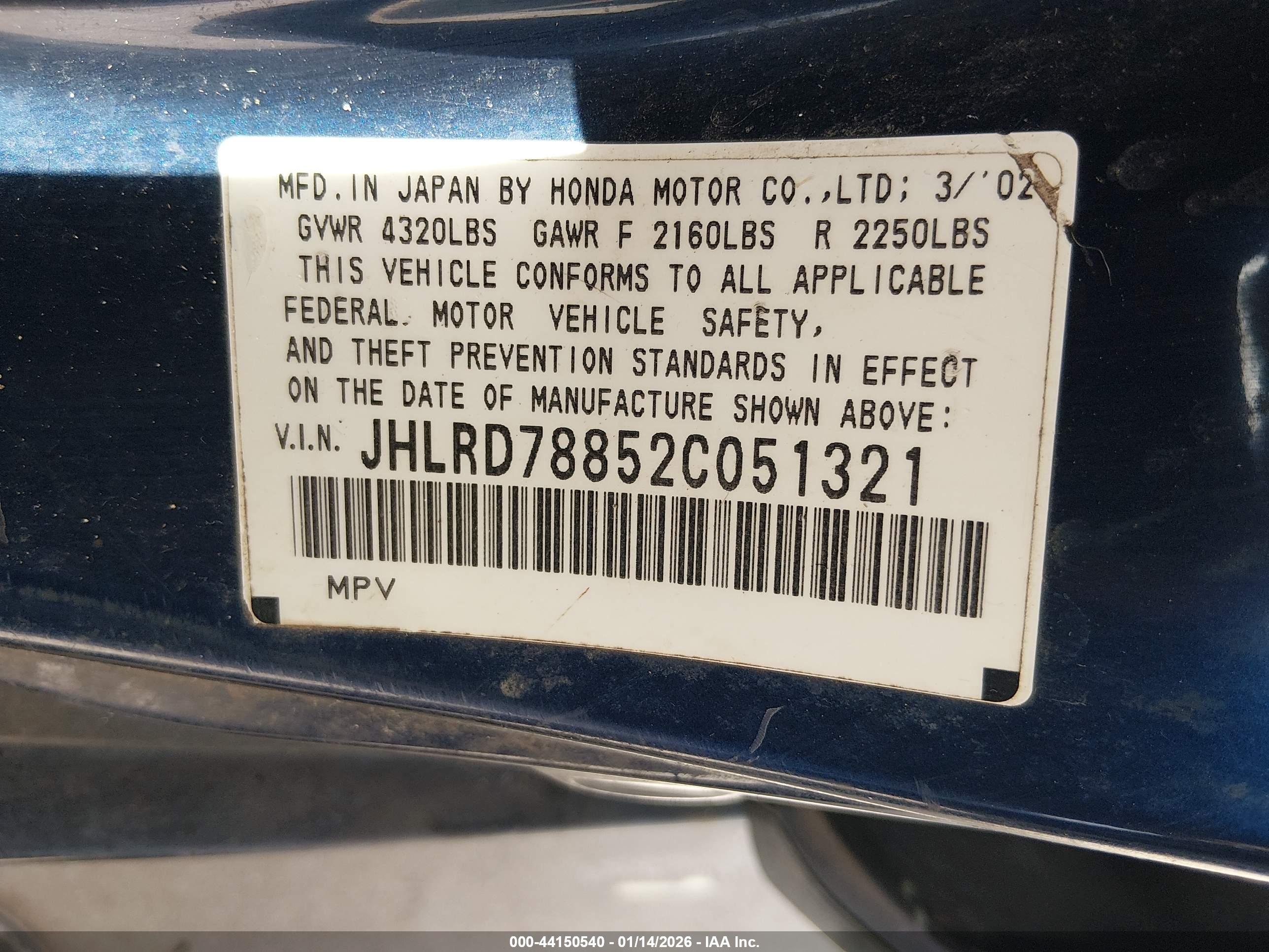HONDA CR-V image 9
