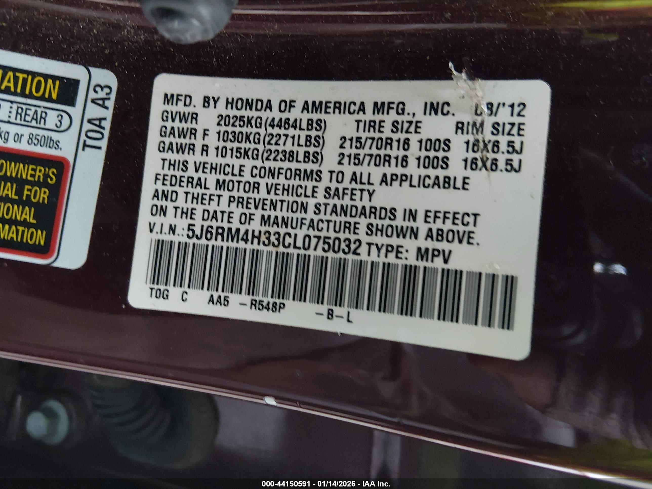 HONDA CR-V image 9