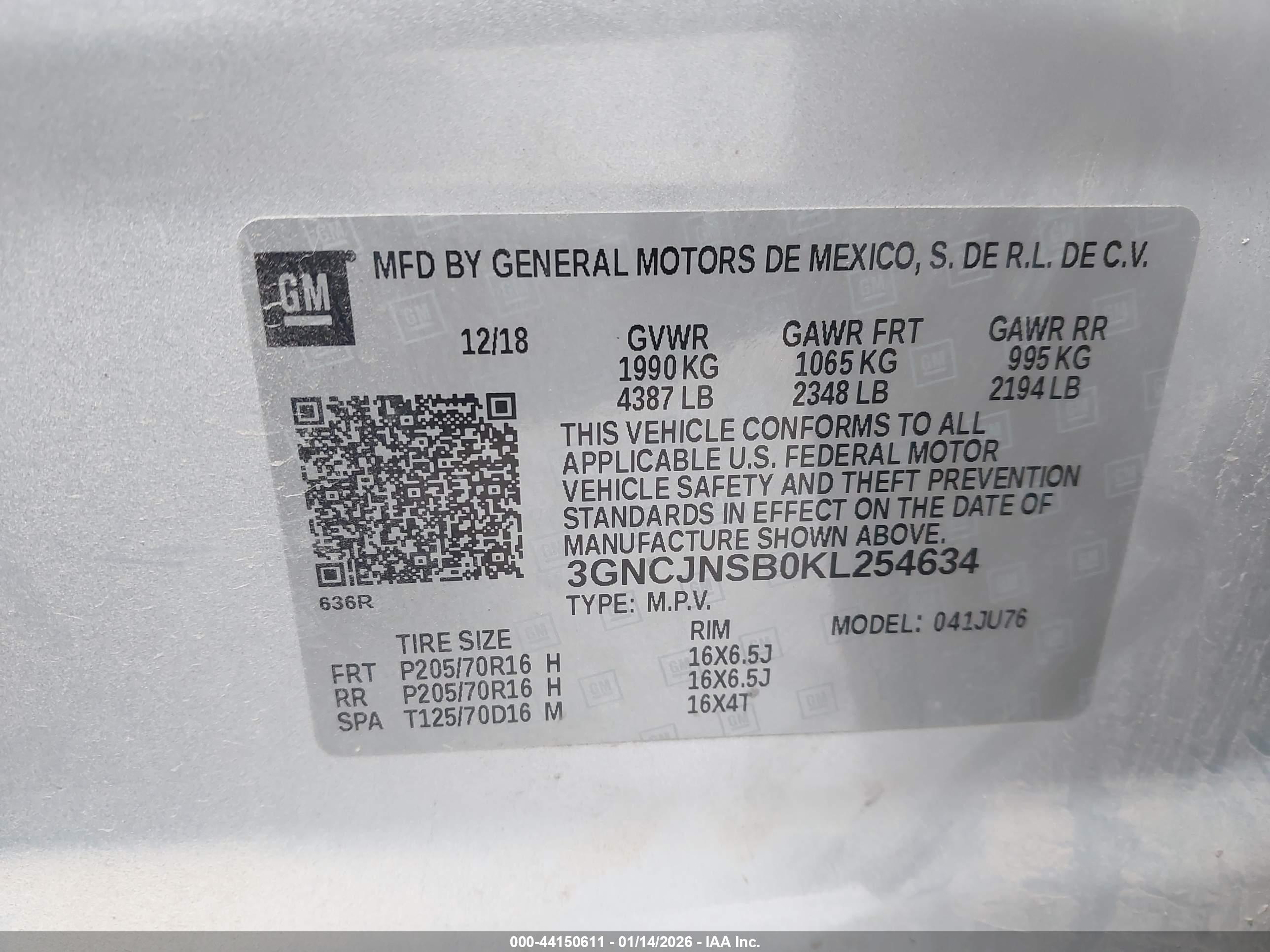 CHEVROLET TRAX image 9