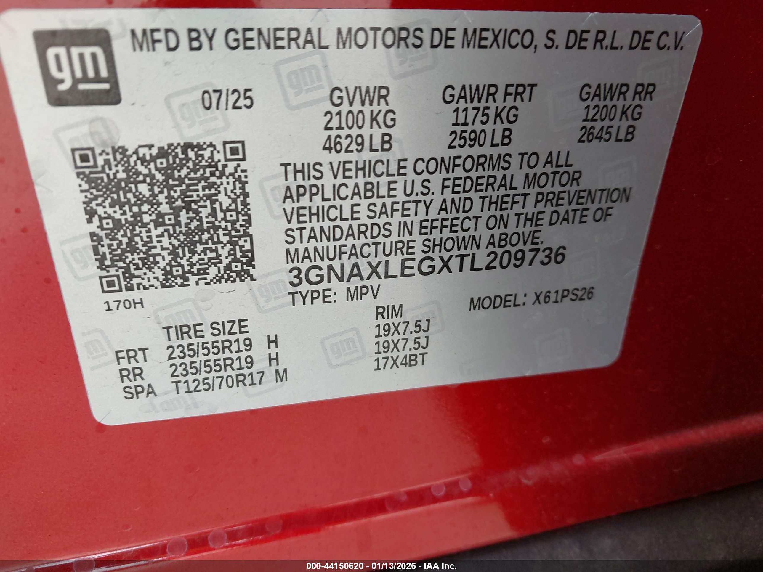 CHEVROLET EQUINOX image 9