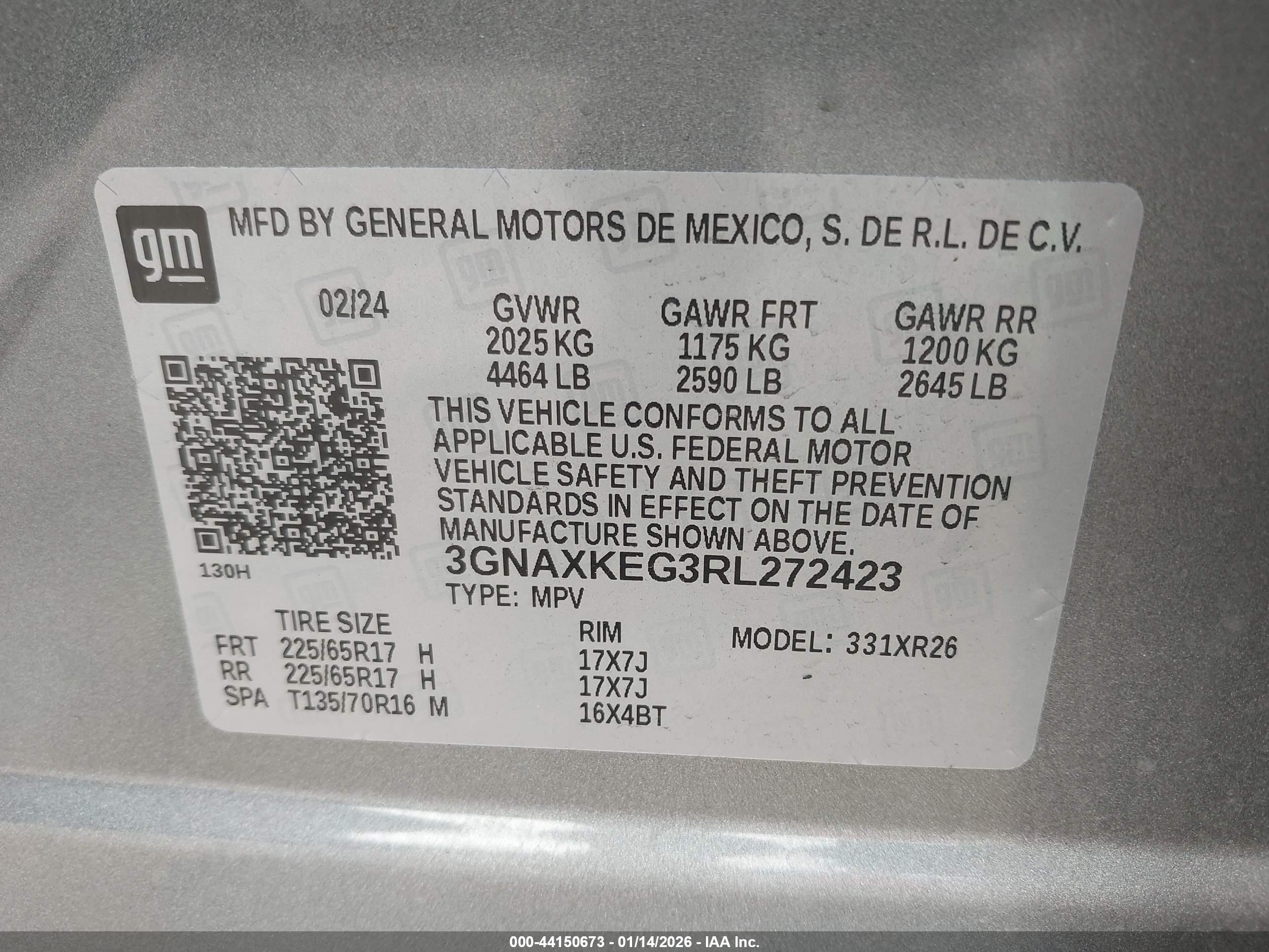 CHEVROLET EQUINOX image 9
