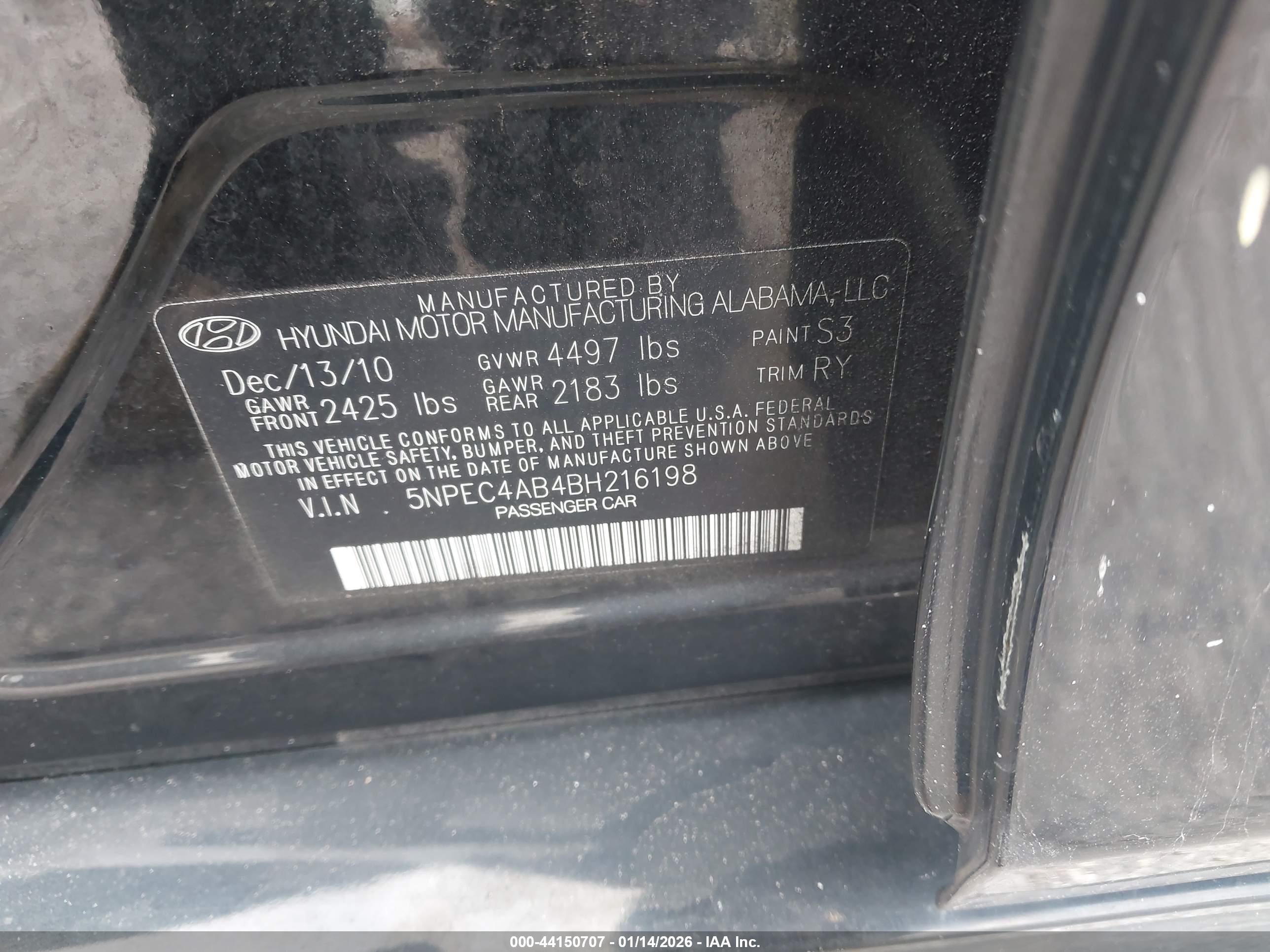 HYUNDAI SONATA image 9