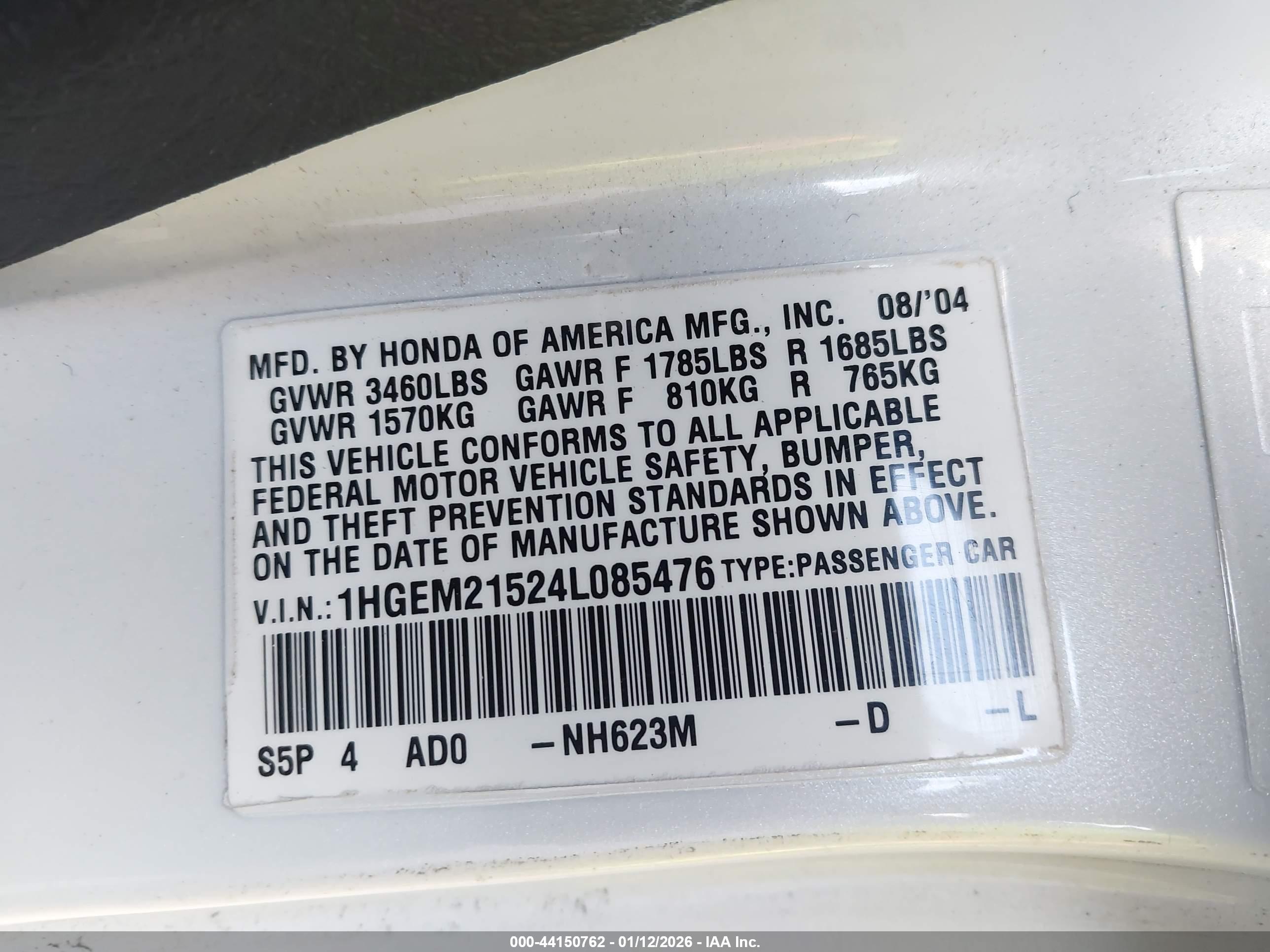 HONDA CIVIC image 9