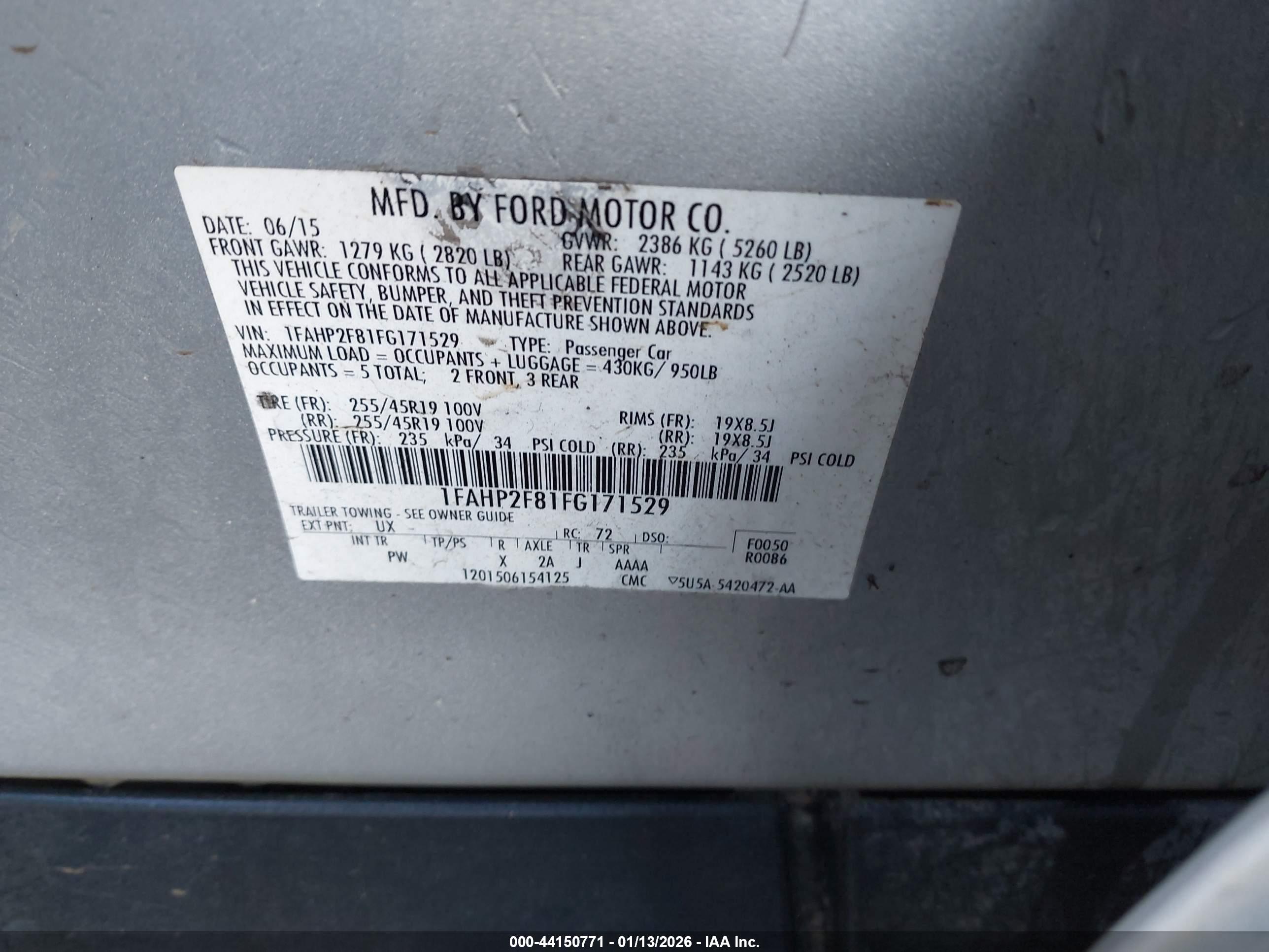 FORD TAURUS image 9