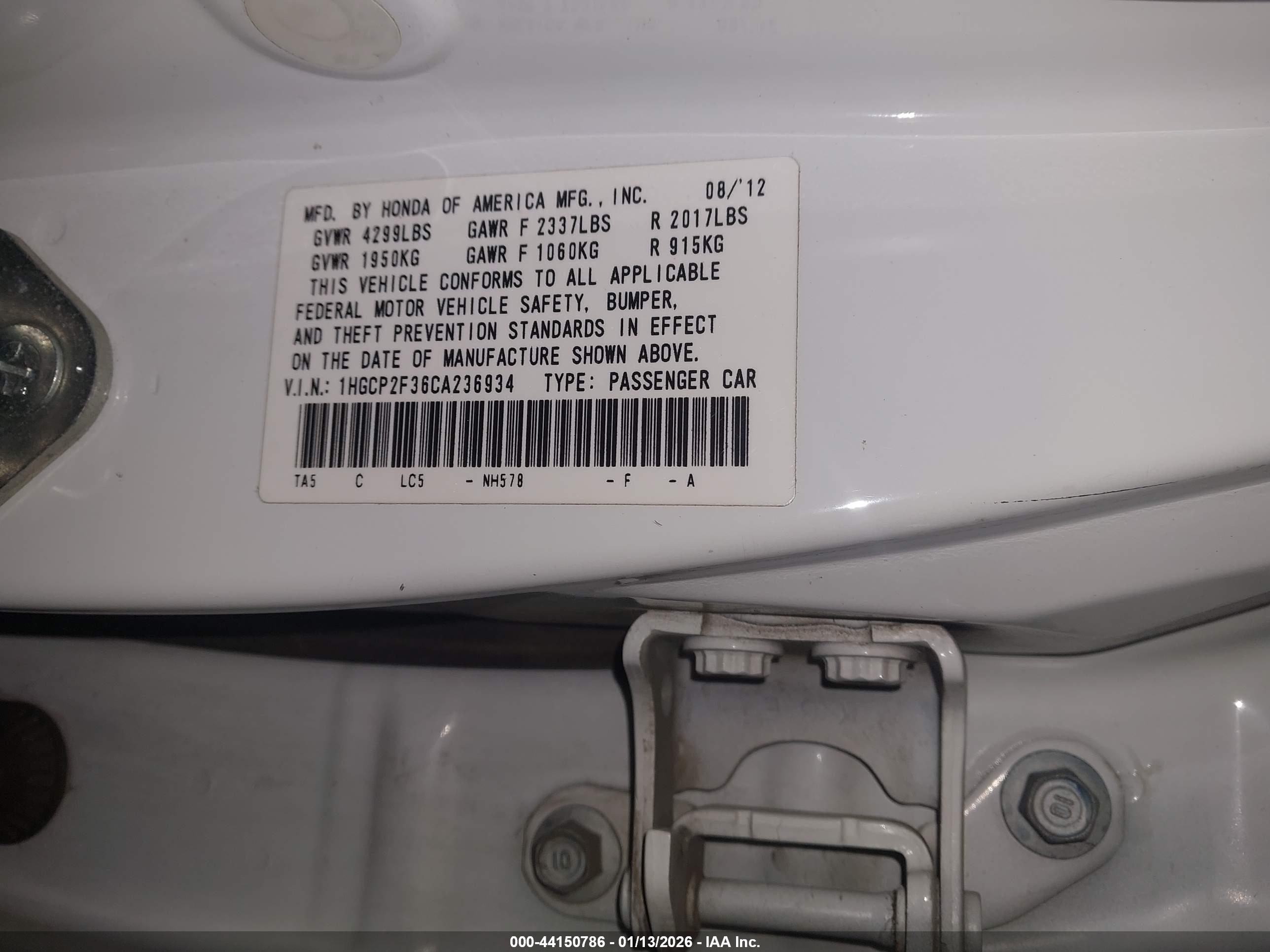HONDA ACCORD image 9