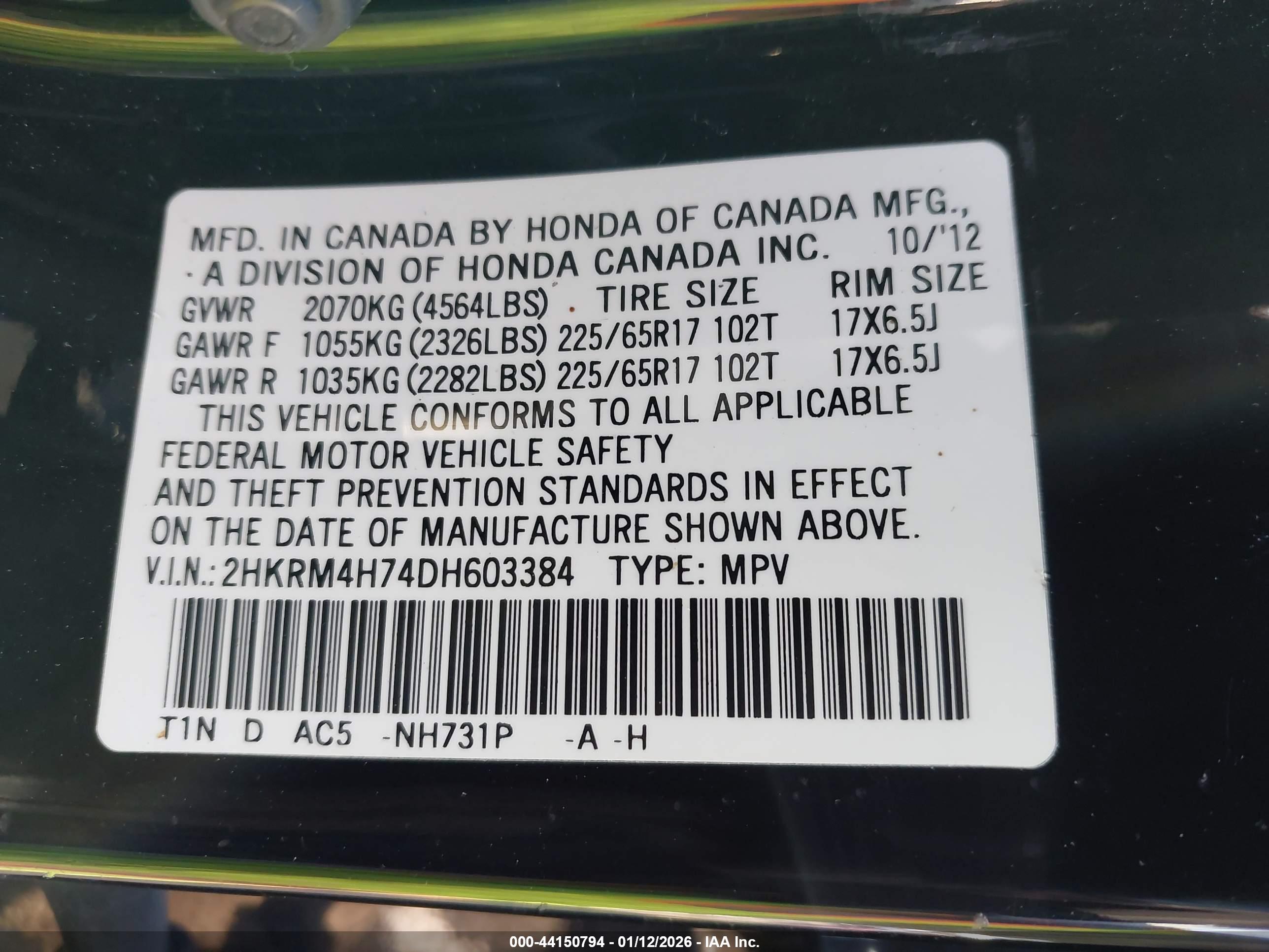 HONDA CR-V image 9