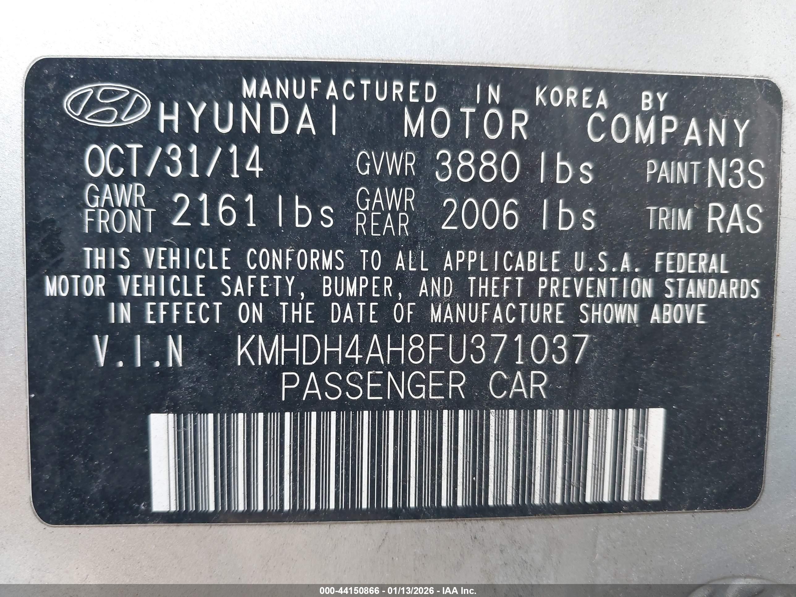 HYUNDAI ELANTRA image 9