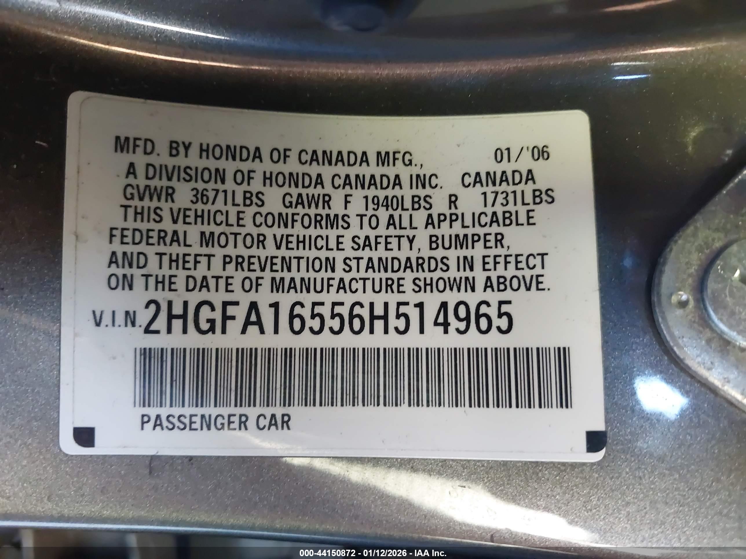HONDA CIVIC image 9