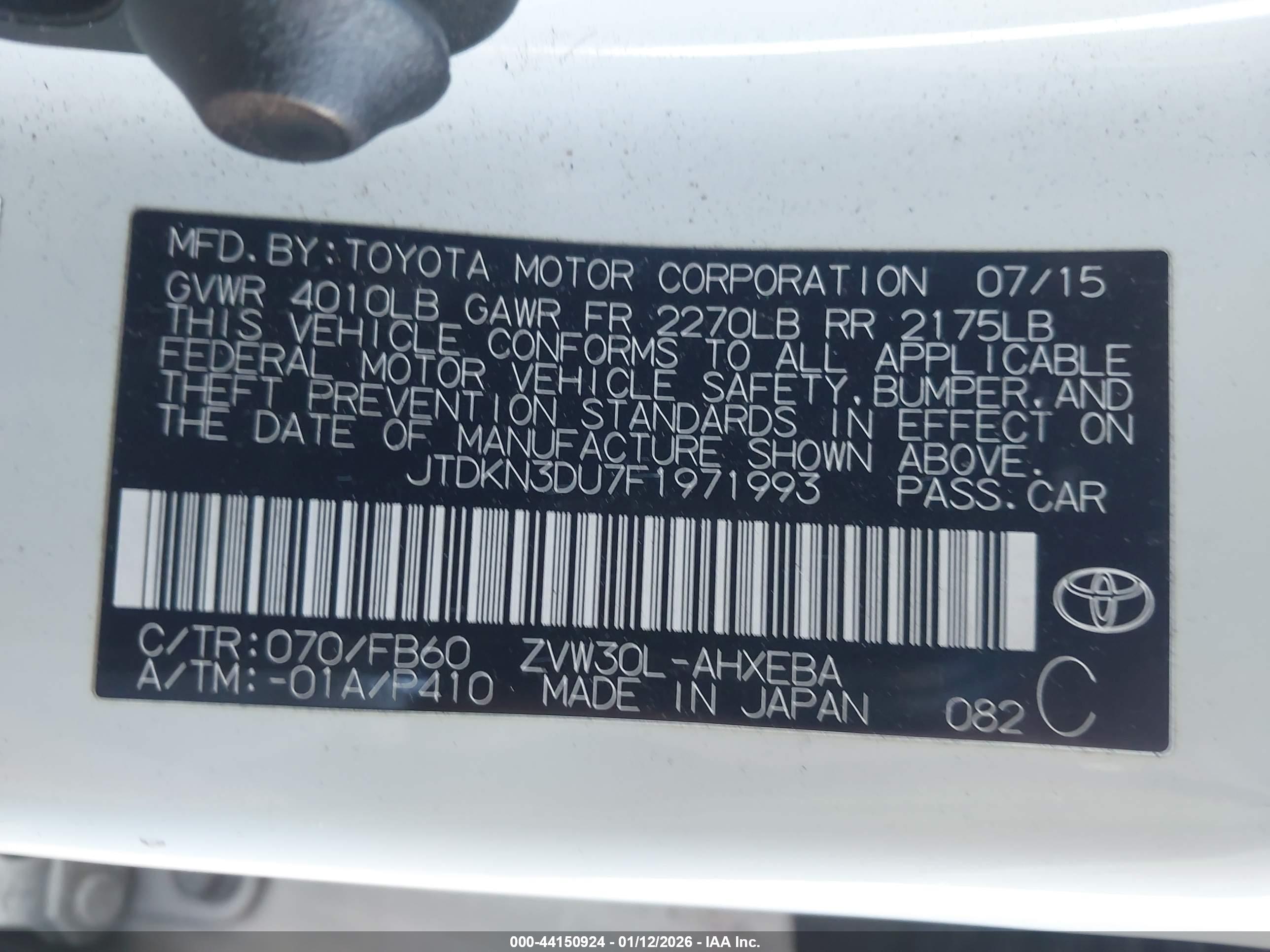 TOYOTA PRIUS image 9