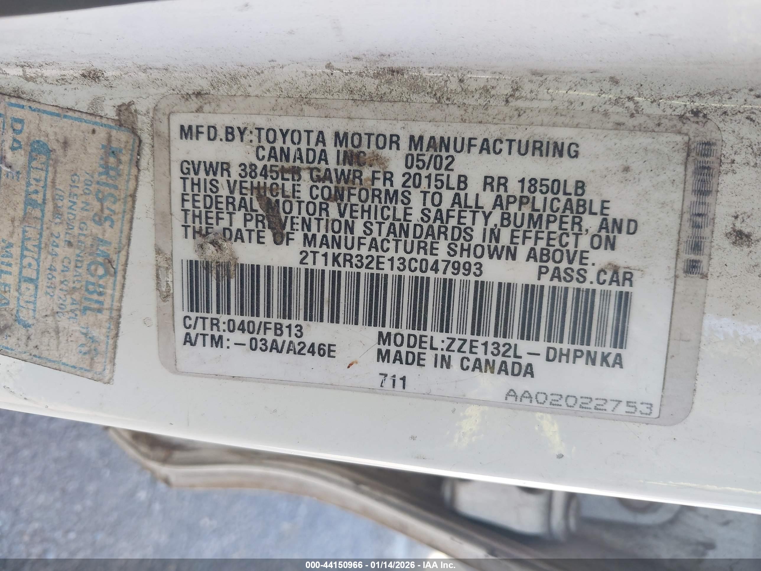 TOYOTA MATRIX image 9