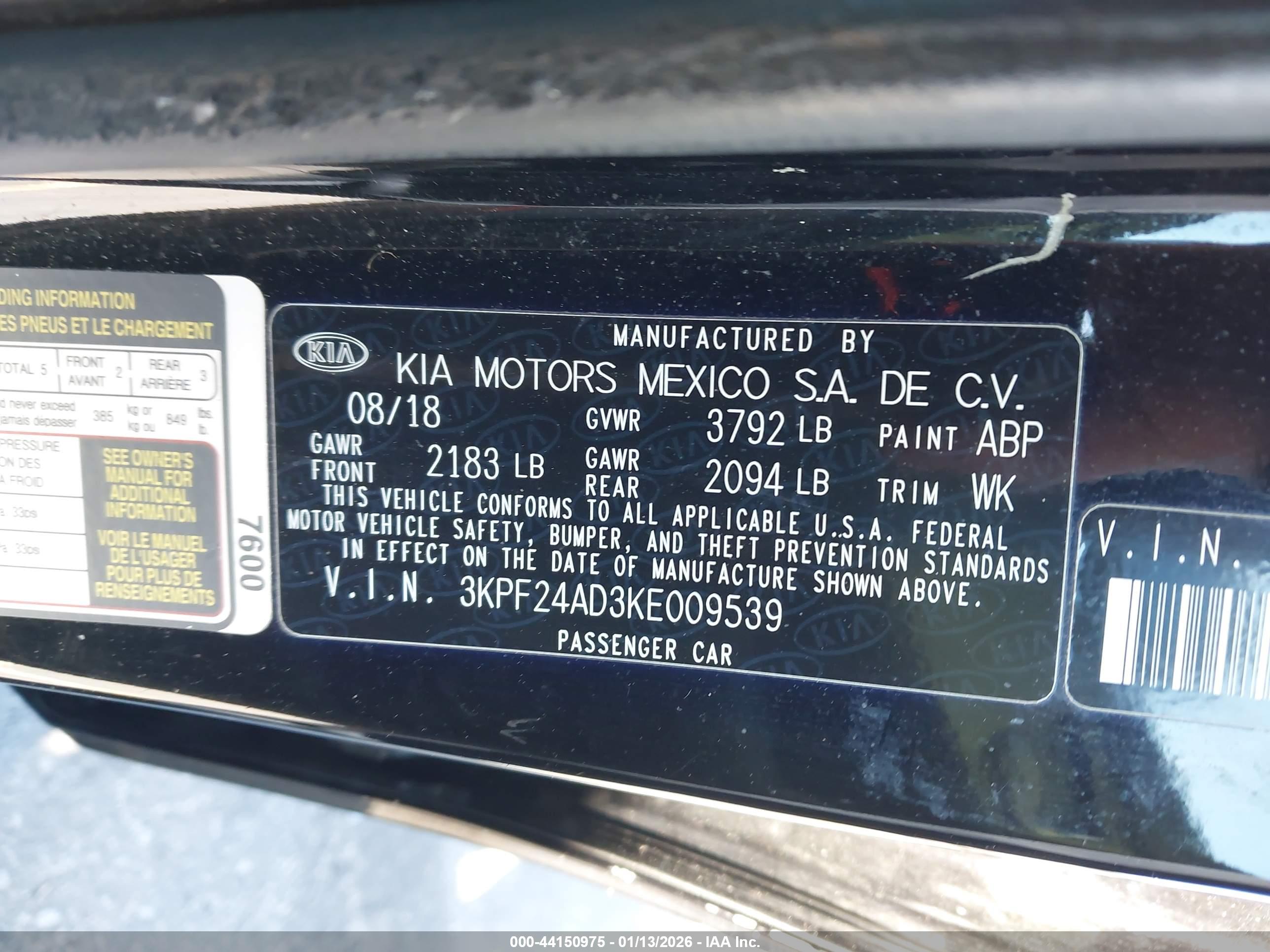 KIA FORTE image 9