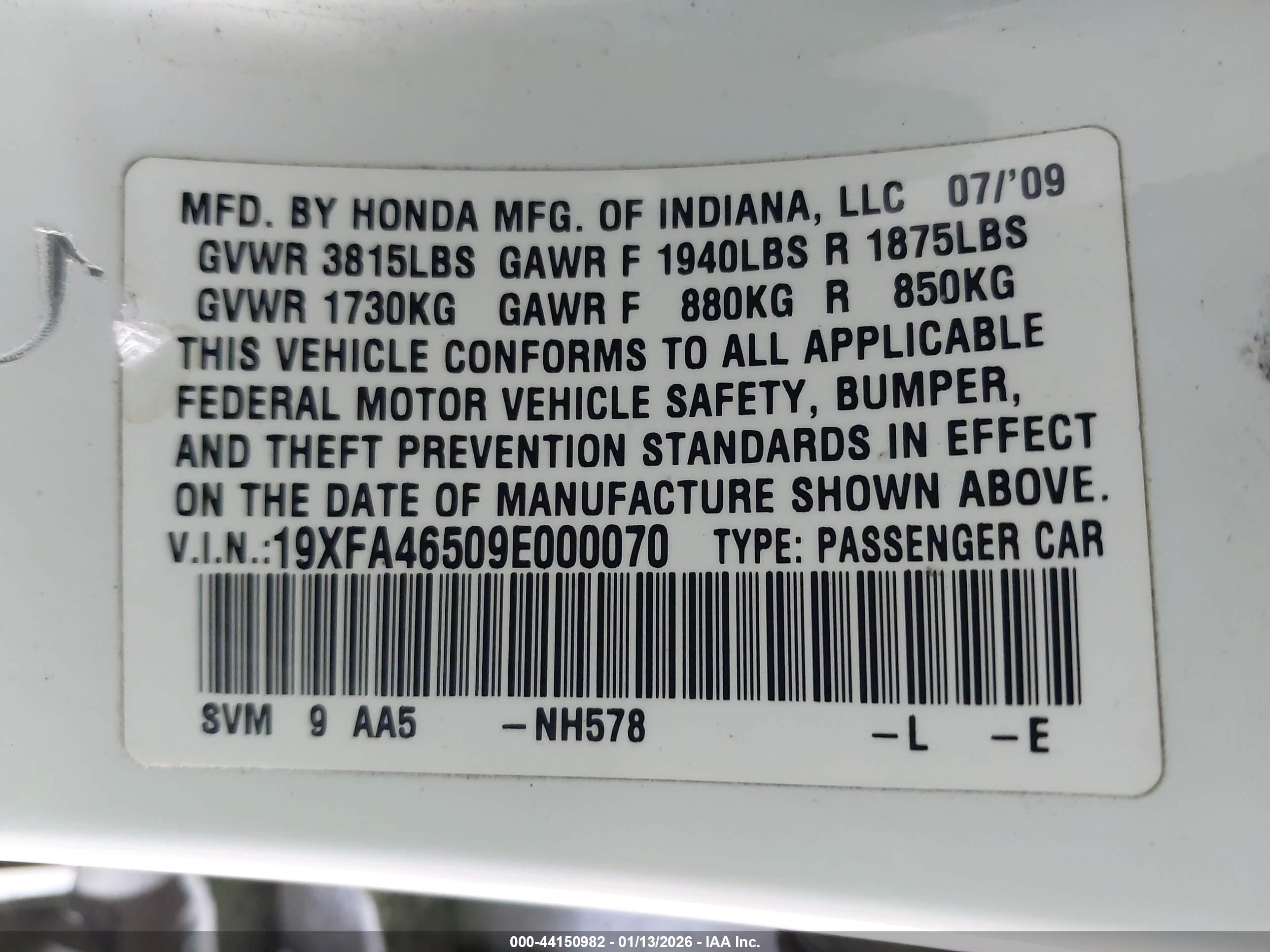 HONDA CIVIC image 9