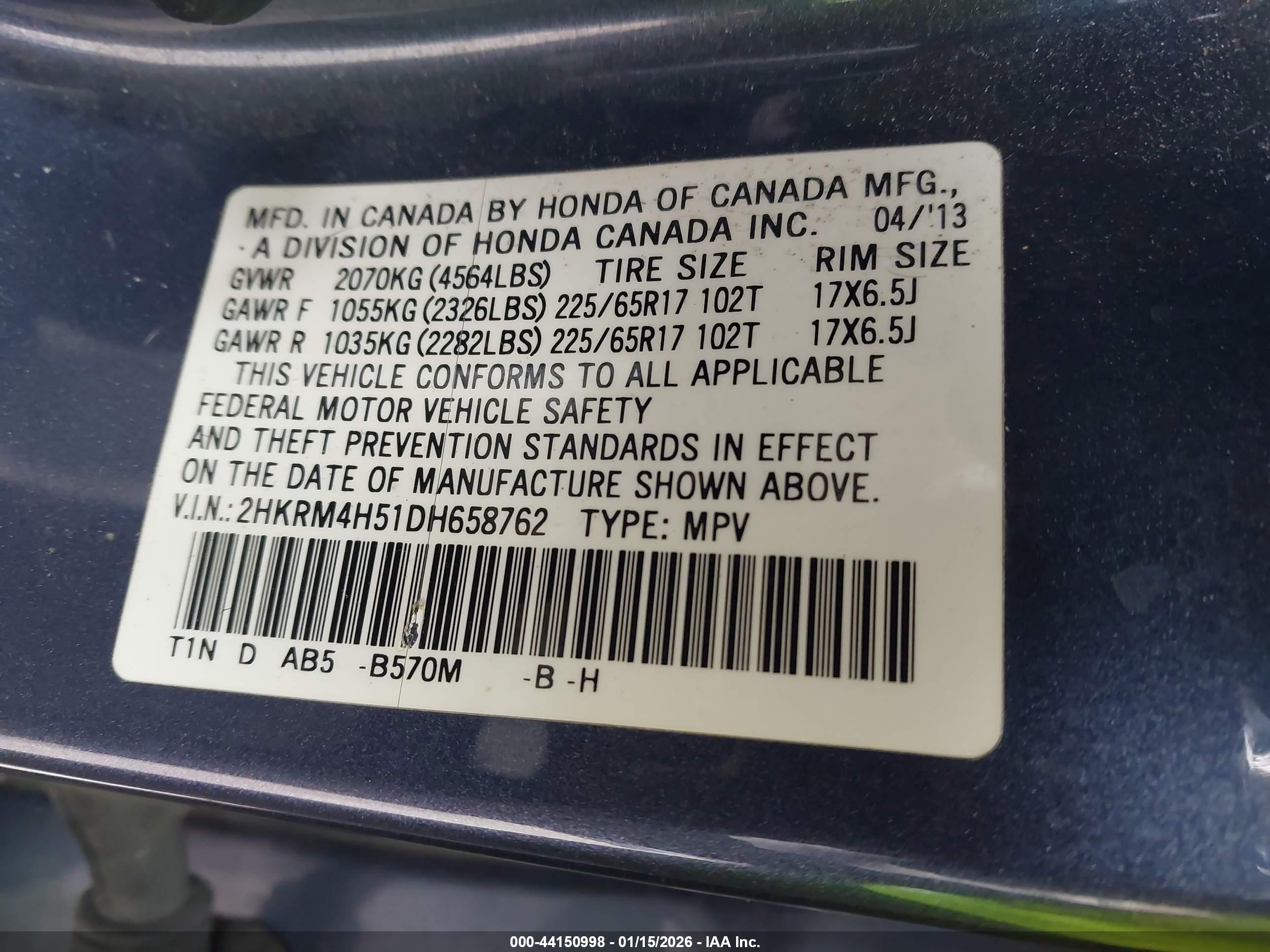 HONDA CR-V image 9