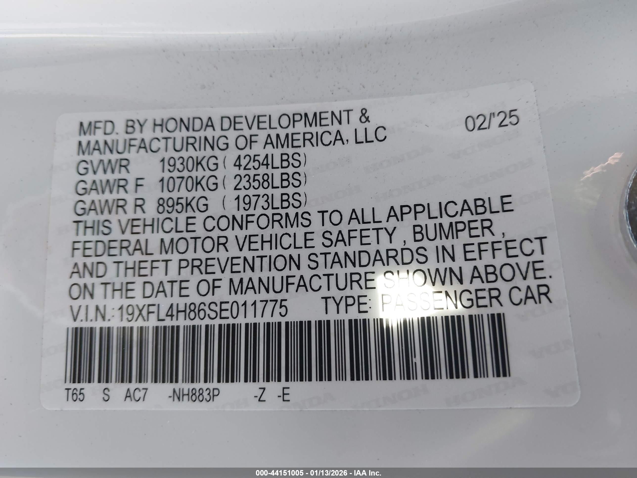 HONDA CIVIC image 9